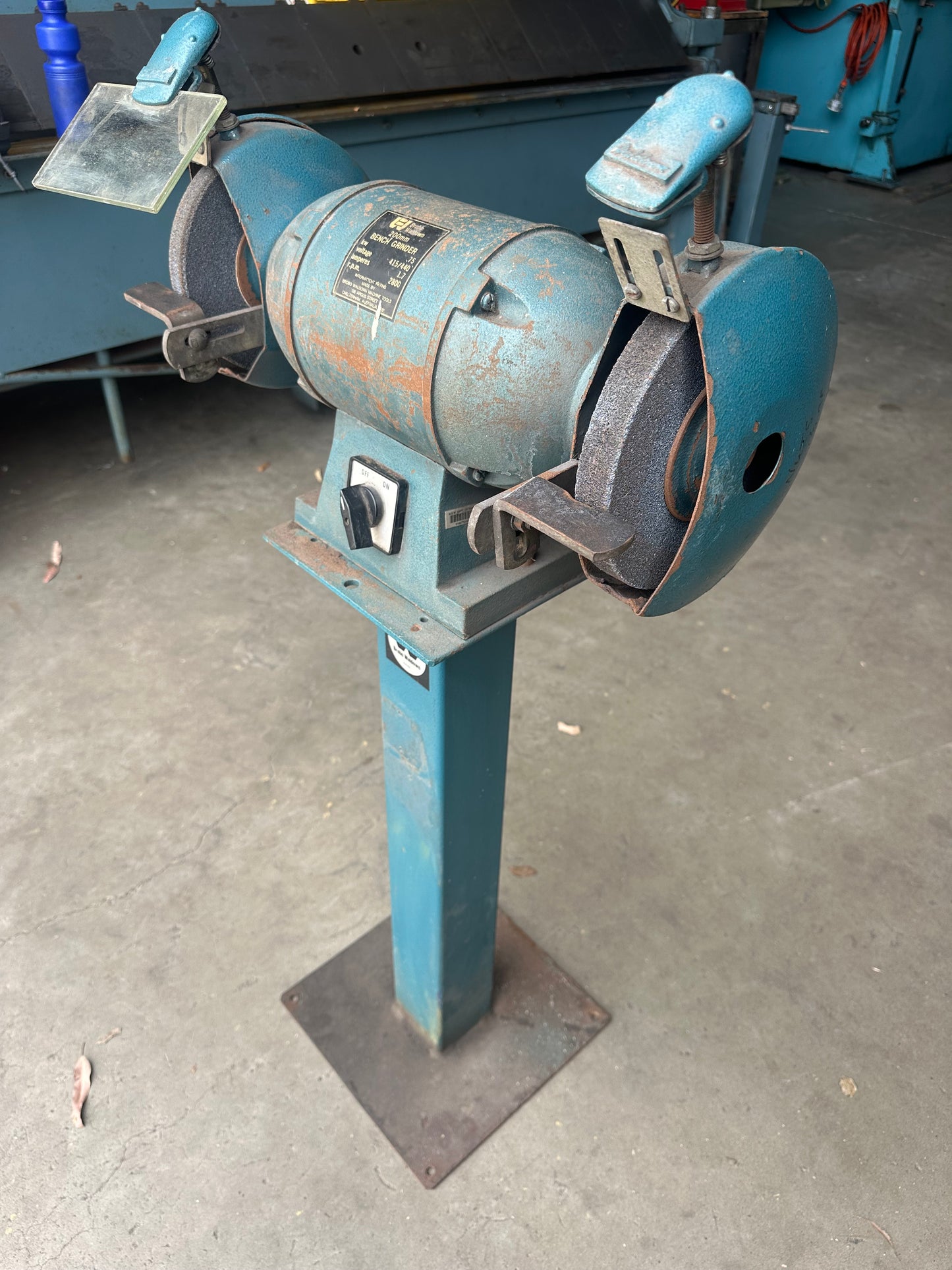 Used Waldown 200mm Pedestal Grinder