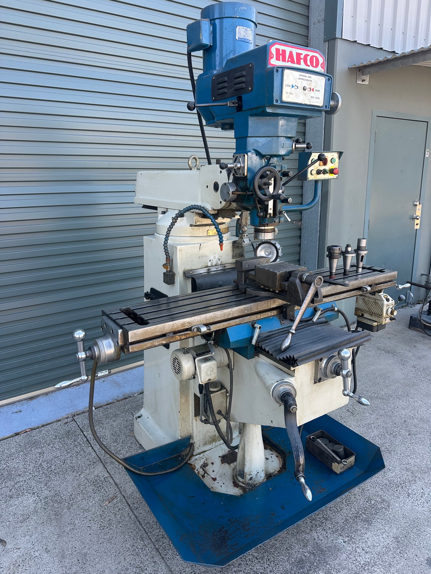 Used HAFCO BM-50VE Turret Milling Machine