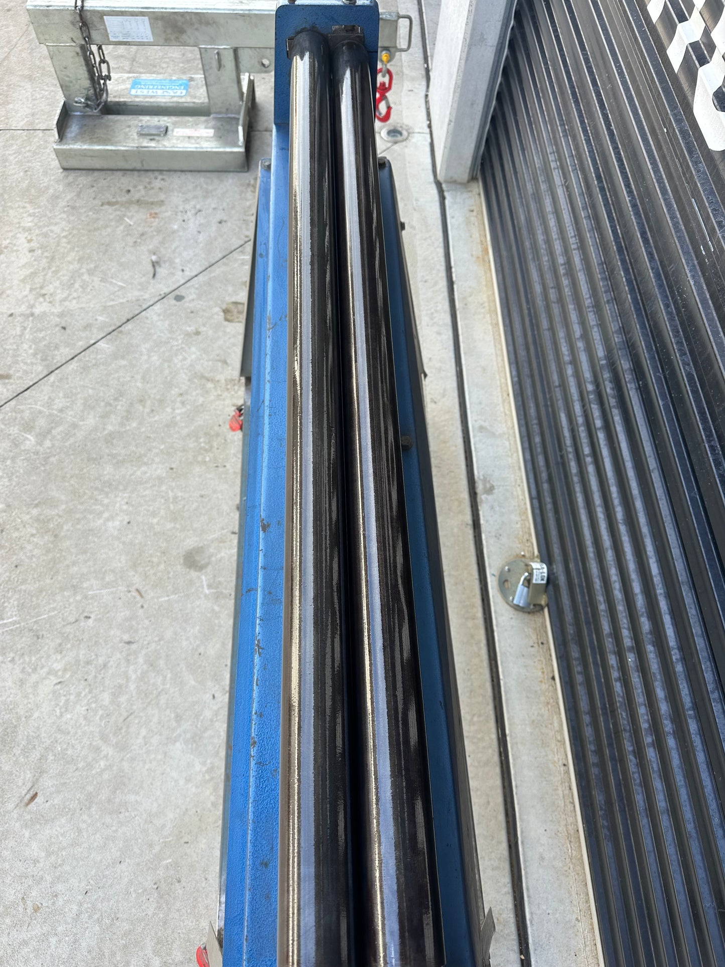 Used Bramley 2.5X50 Manual Sheet Metal Rolls