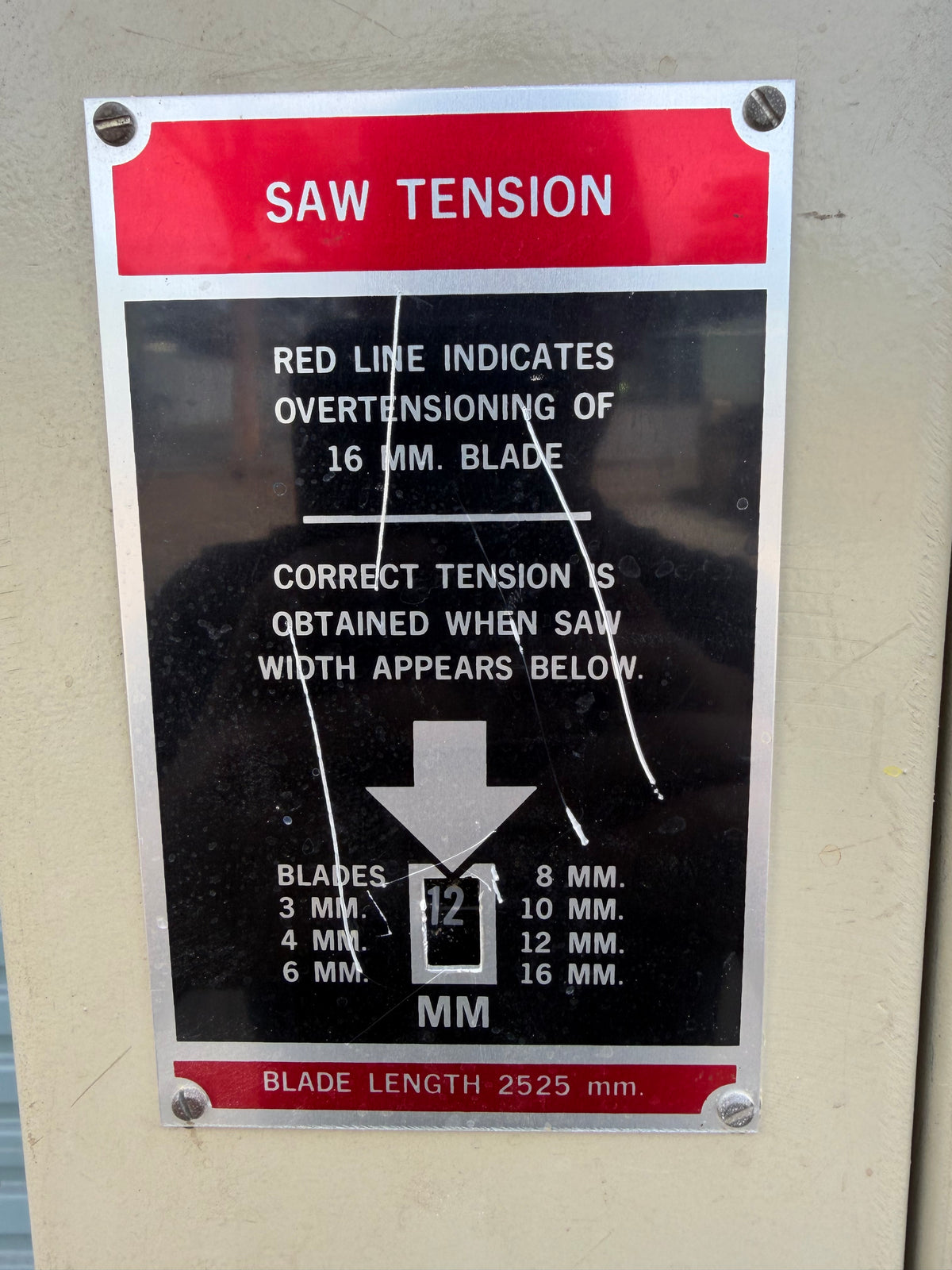 Used Woodfast Vertical Bandsaw
