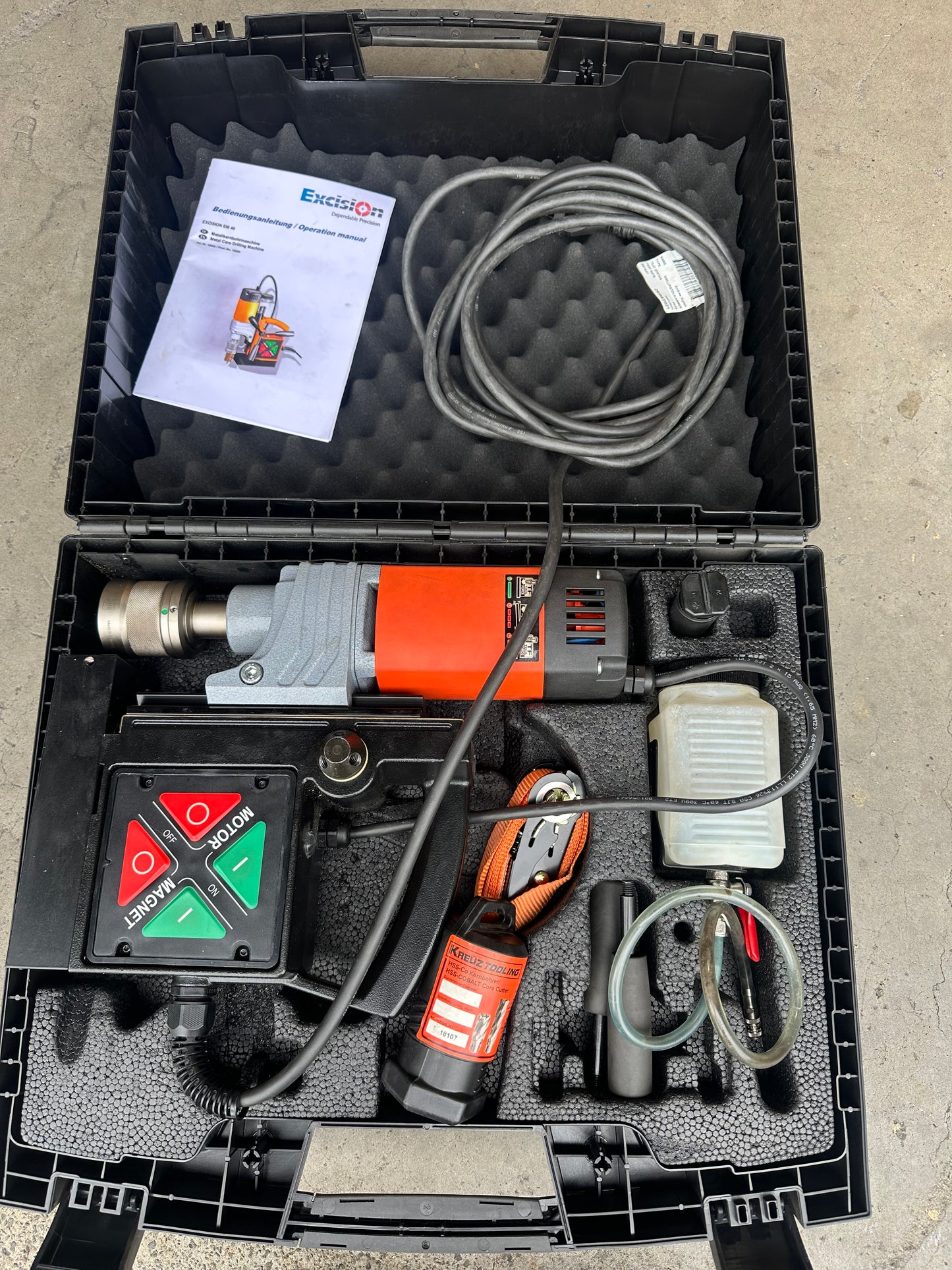 Used Excision EM-40 Portable Magnetic Drill