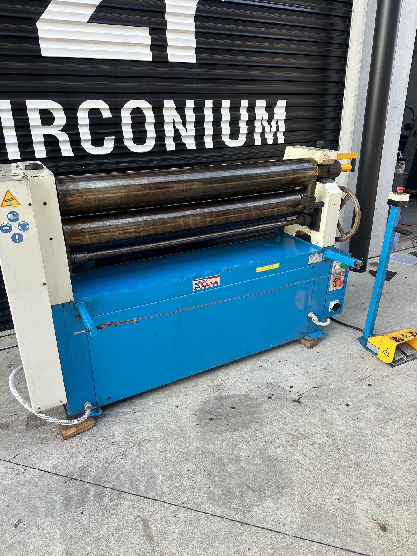 Used HAFCO PR-136 Plate Rollers