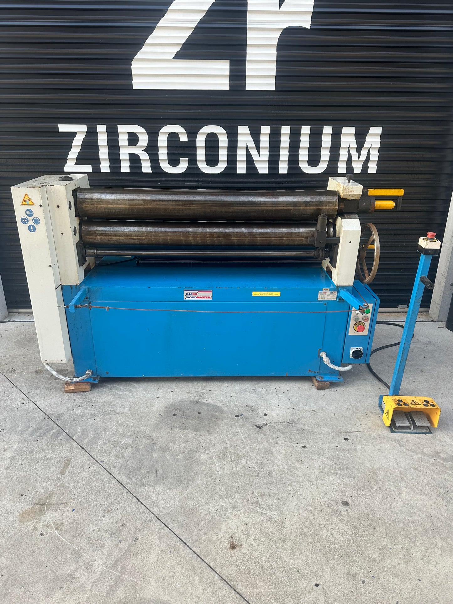 Used HAFCO PR-136 Plate Rollers