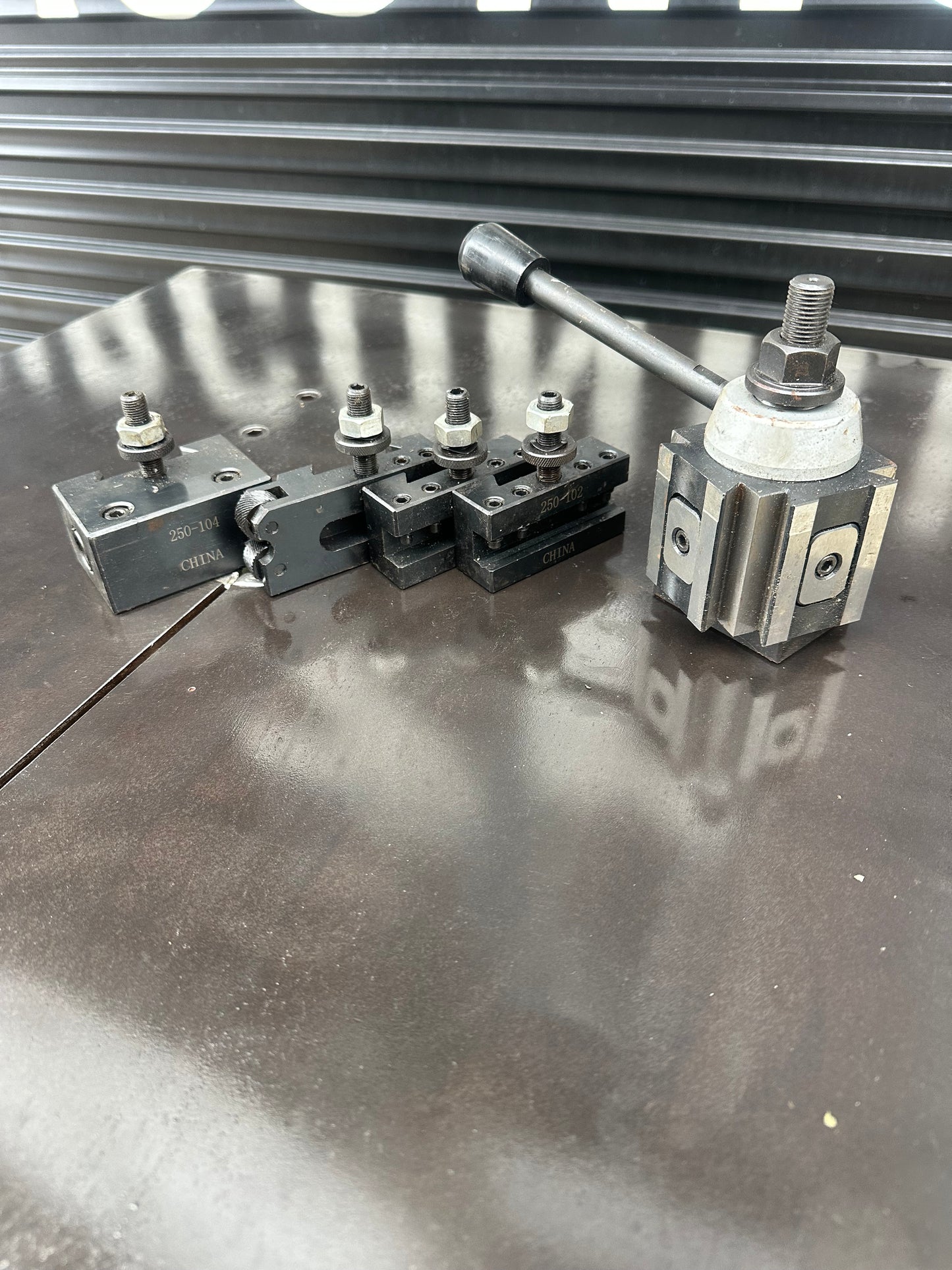 Used AXA-100 Quick Change Toolpost with Holders