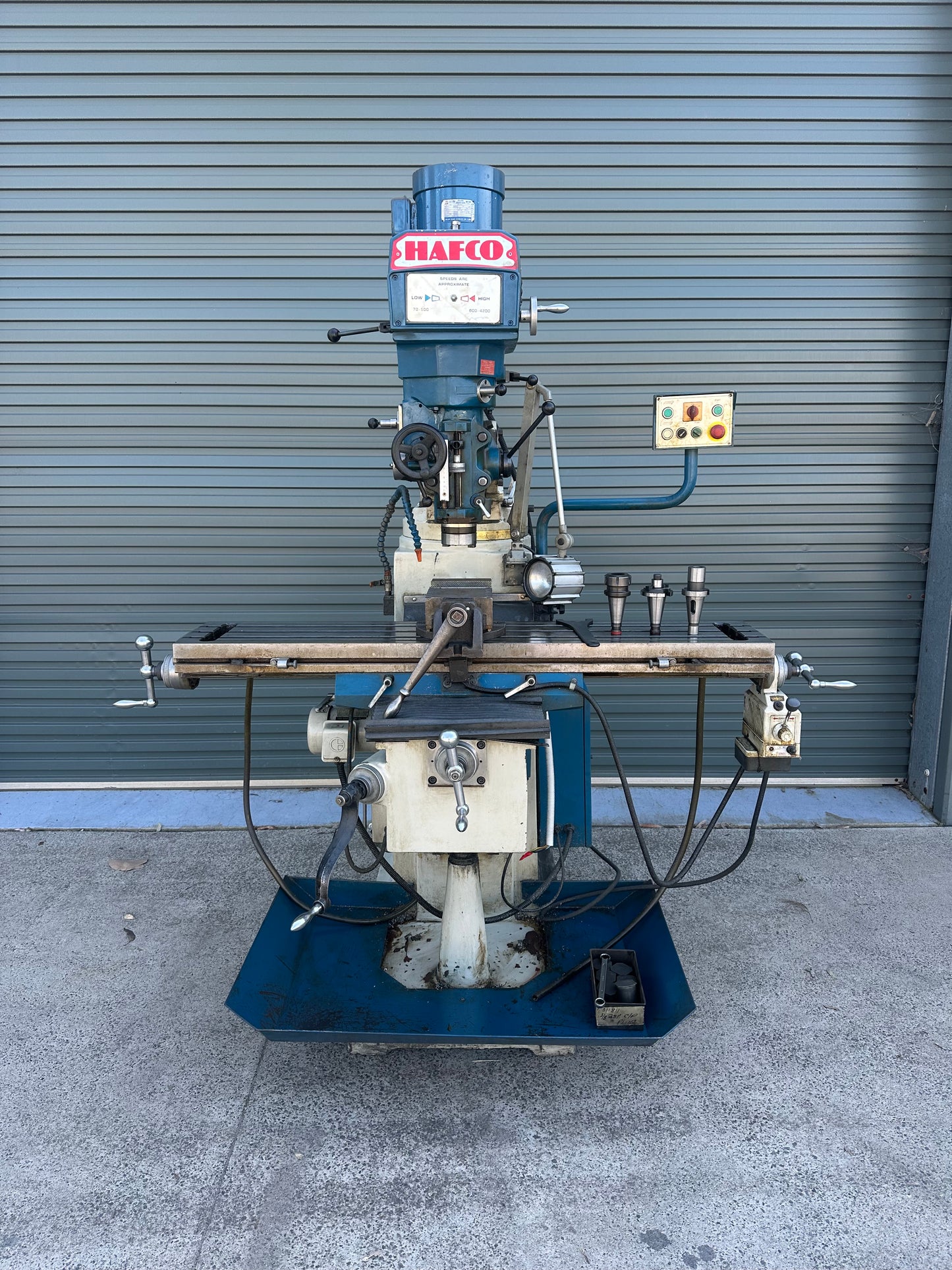 Used HAFCO BM-50VE Turret Milling Machine
