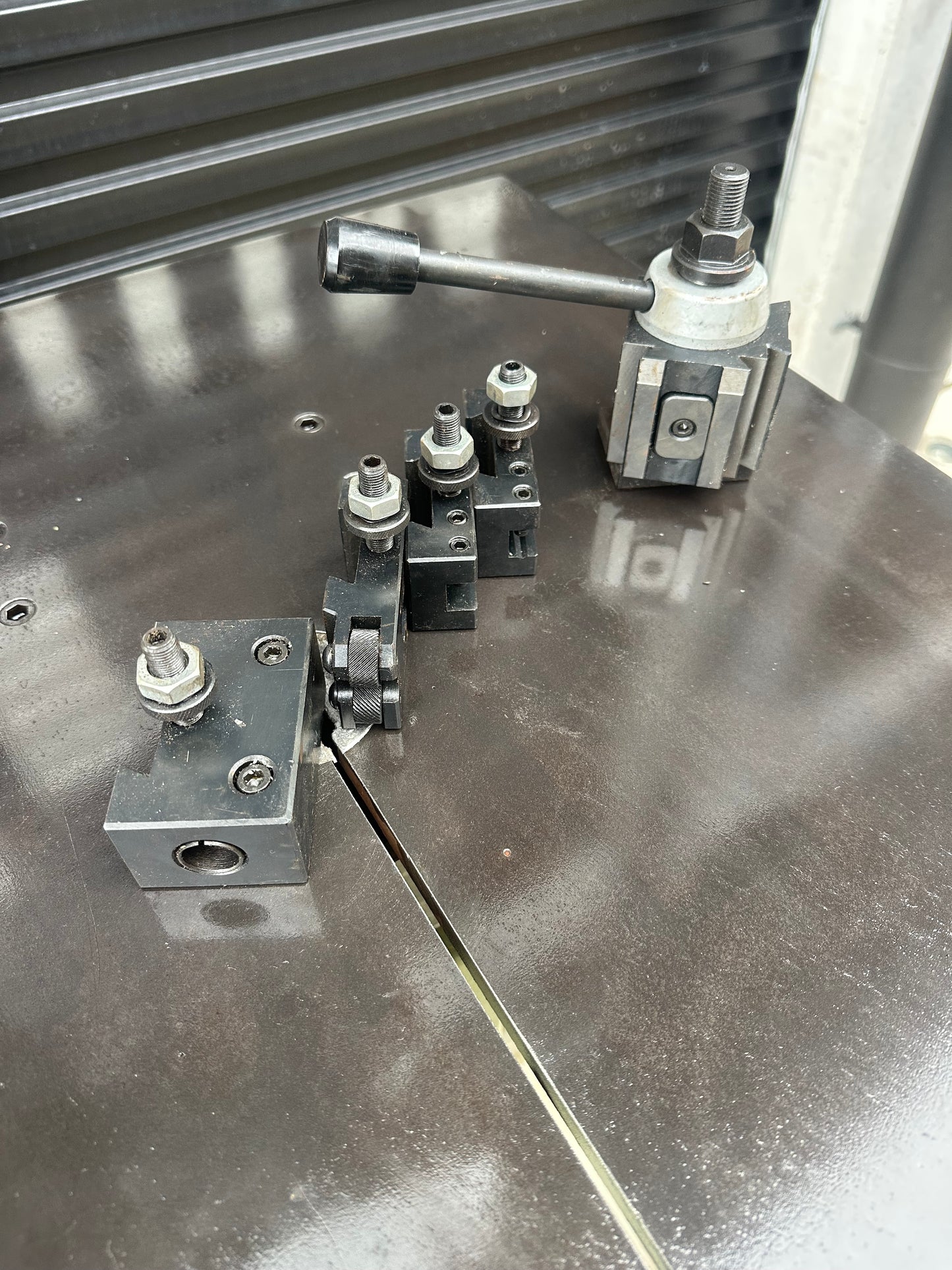 Used AXA-100 Quick Change Toolpost with Holders