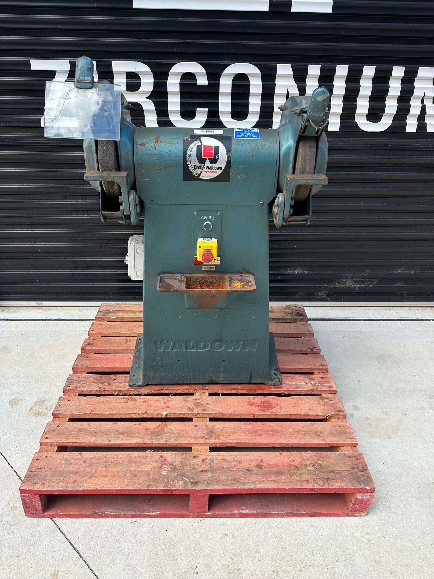 Used Brobo Waldown Pedestal Grinder