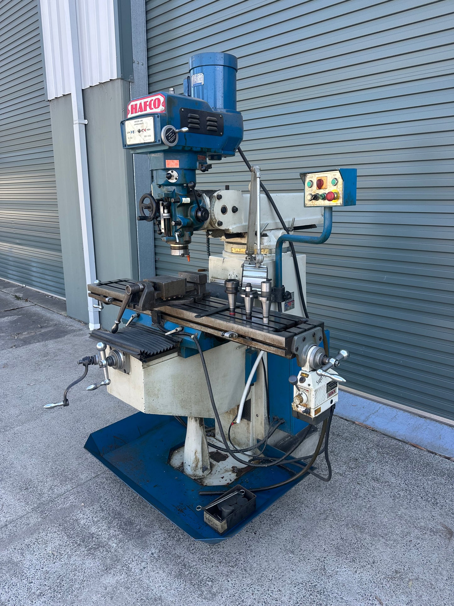 Used HAFCO BM-50VE Turret Milling Machine