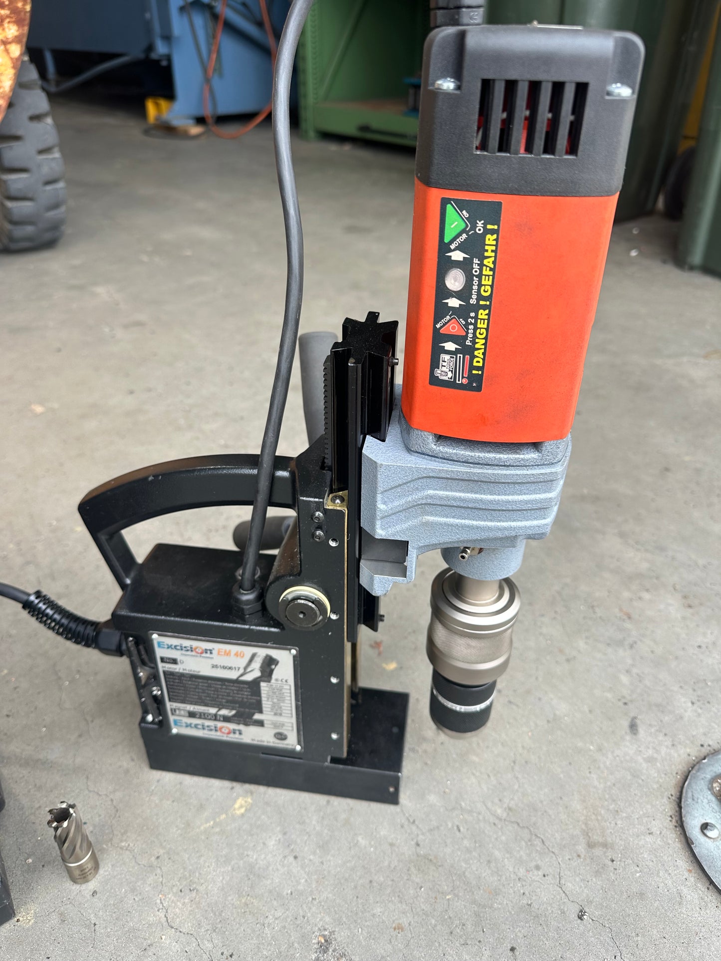 Used Excision EM-40 Portable Magnetic Drill