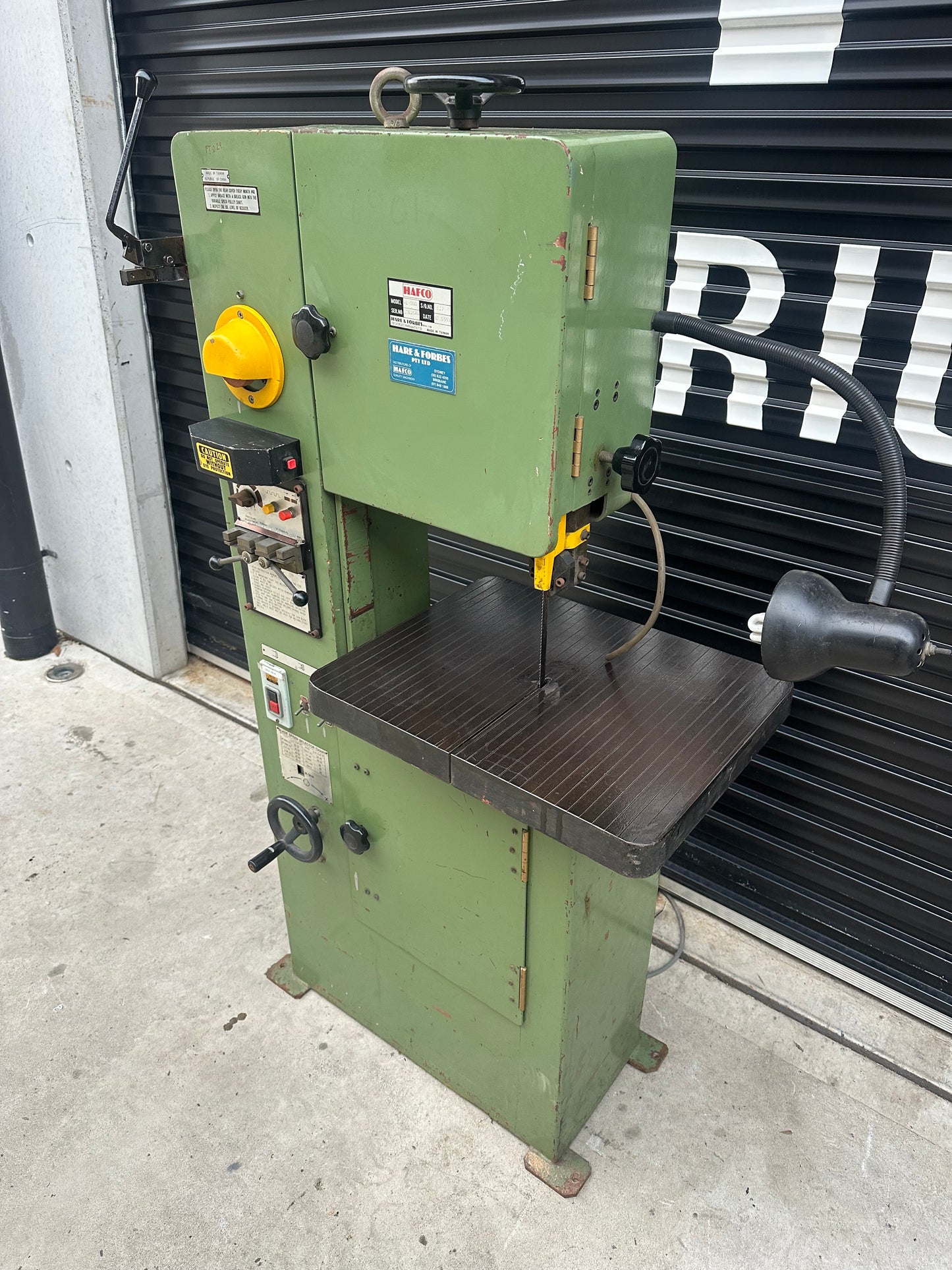 Used HAFCO VB-300 Vertical Metal Bandsaw