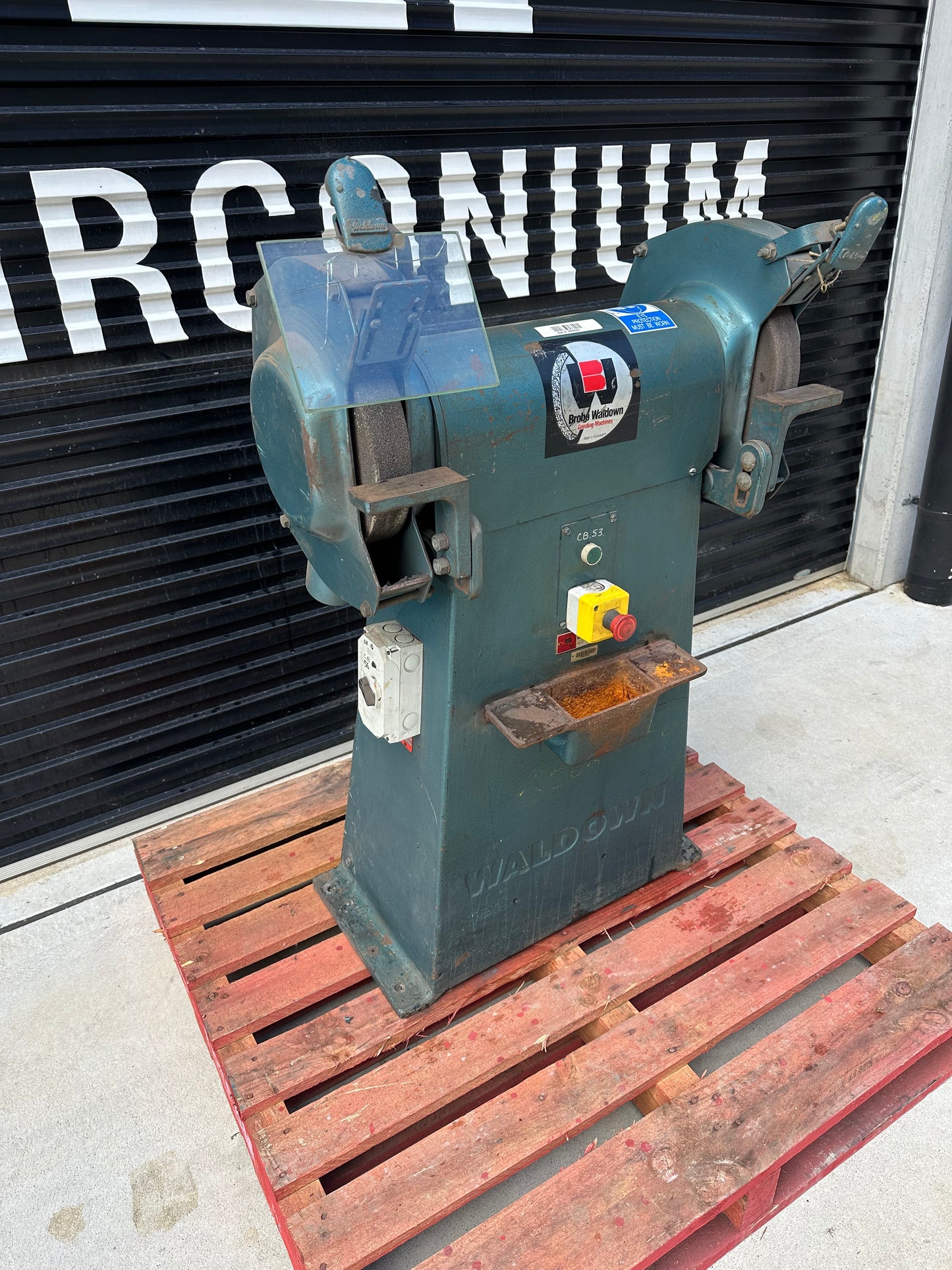 Used Brobo Waldown Pedestal Grinder