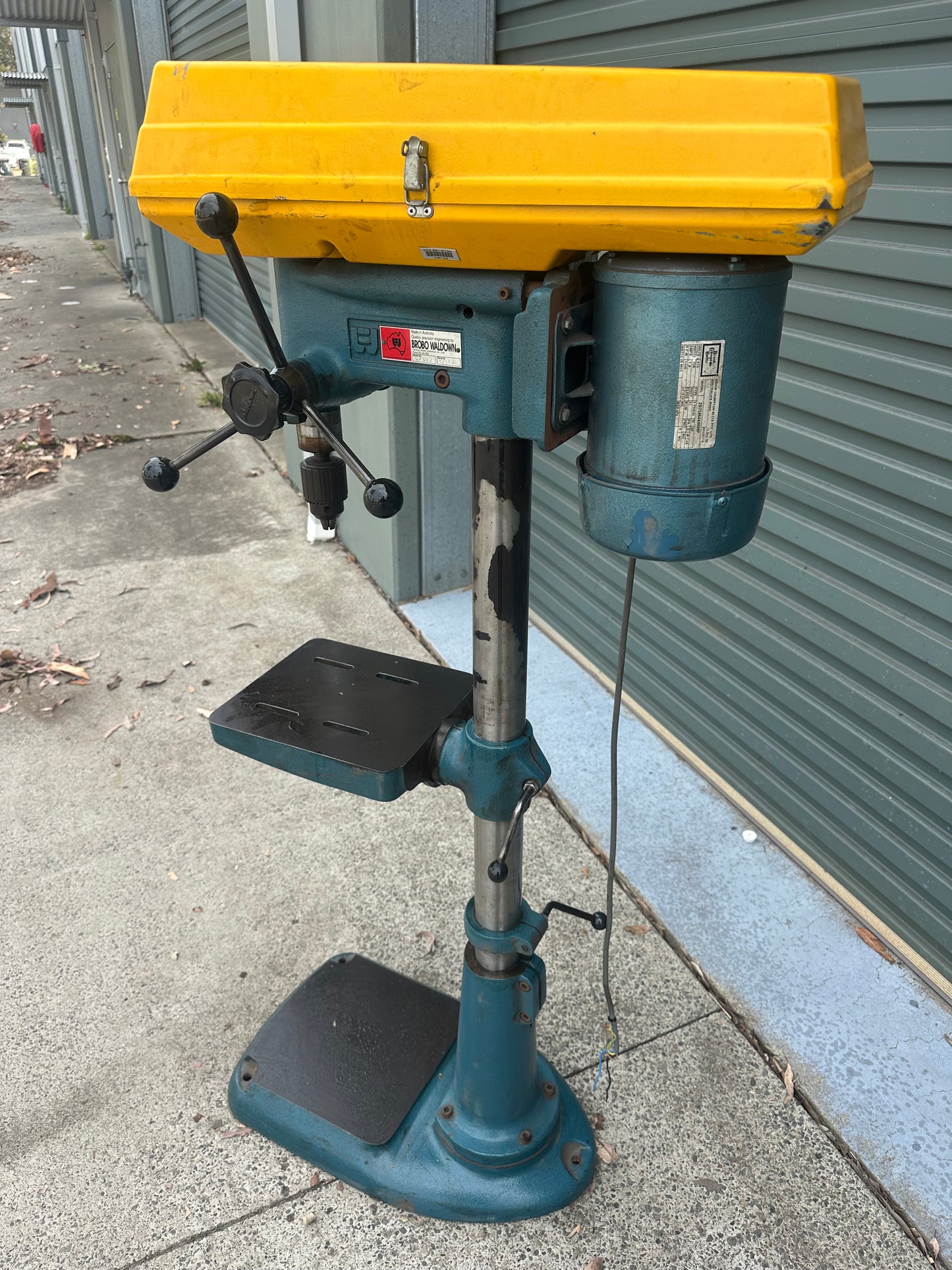 Used Brobo Waldown Work Max Pedestal Drill