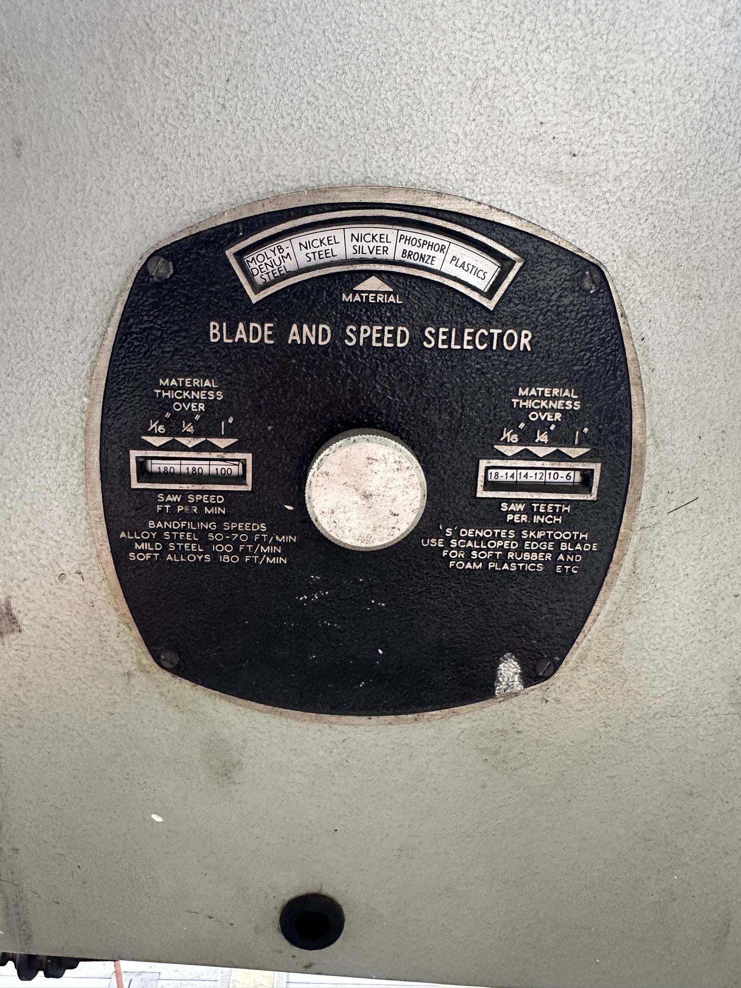 Used Startrite 24-V-10 Vertical Metal Bandsaw