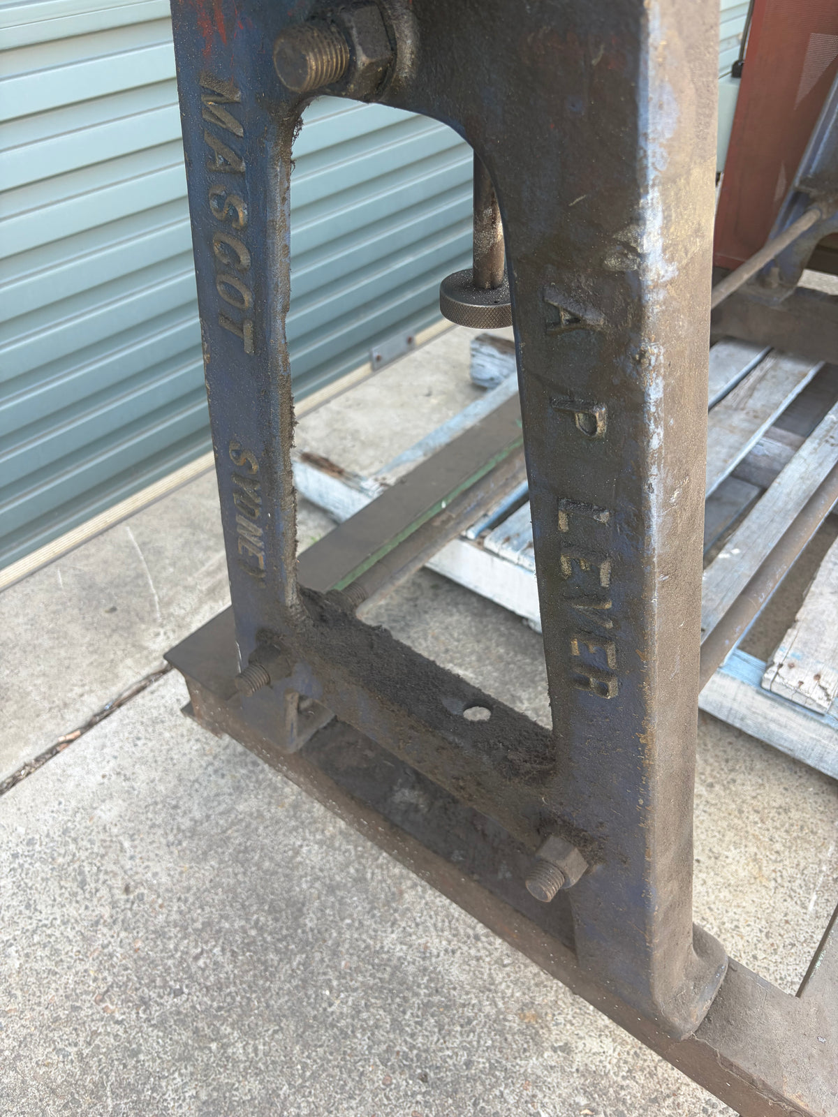 Used AP Lever Powered Sheet Metal Rollers