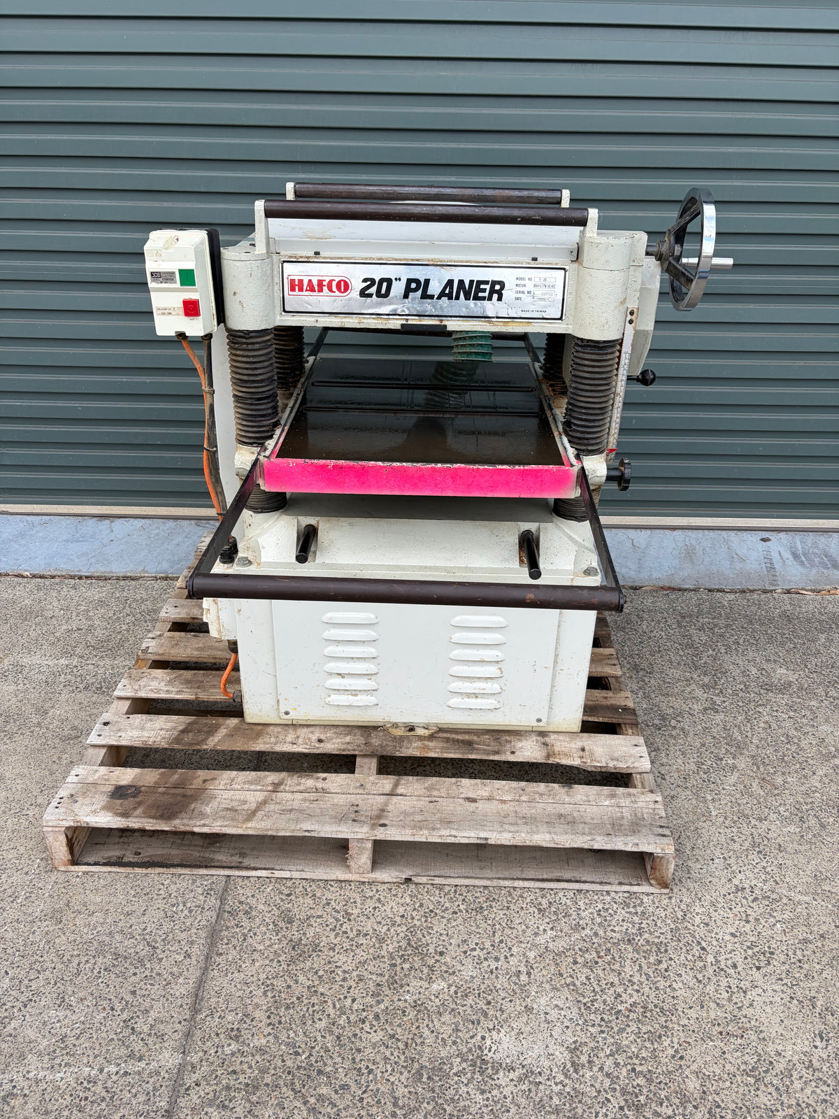 Used HAFCO T-20 Thicknesser Planer