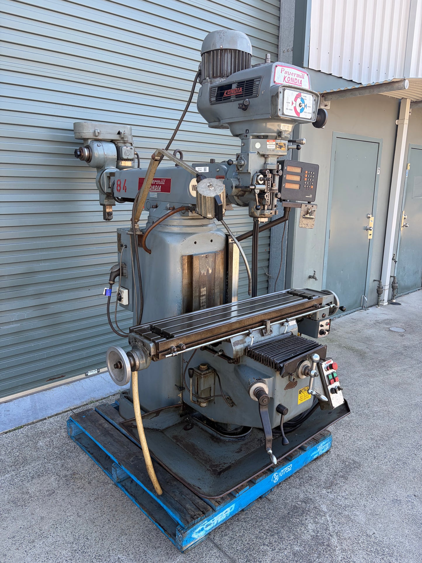 Used Kondia FV-1 Powermill Turret Milling Machine ISO40 and Slotter