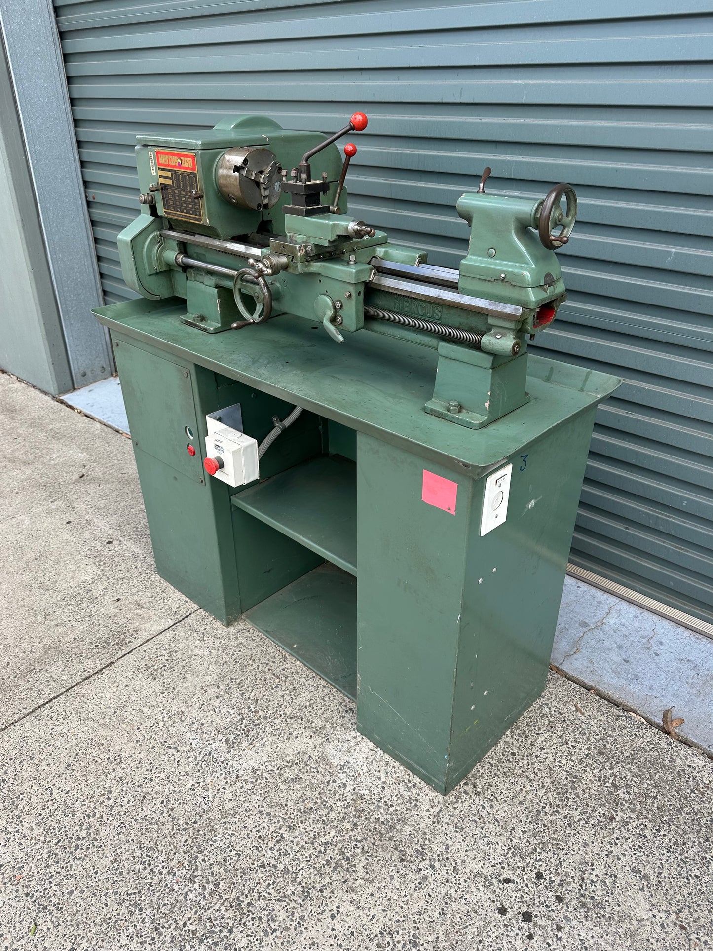 Used HERCUS 260 CTM Centre Lathe