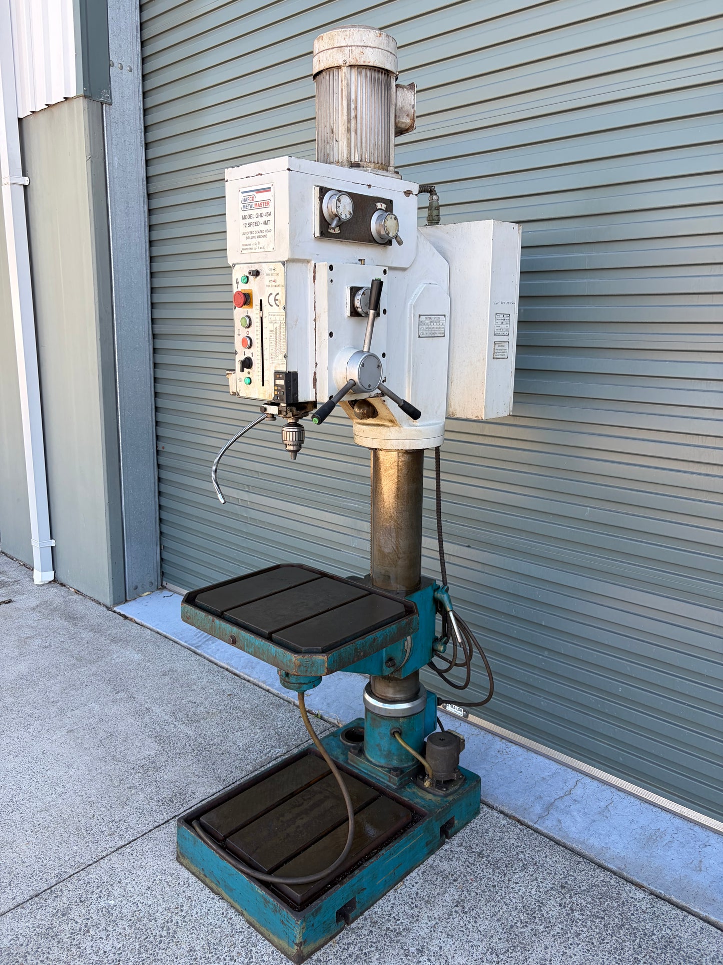 Used HAFCO GHD-45A Pedestal Drill