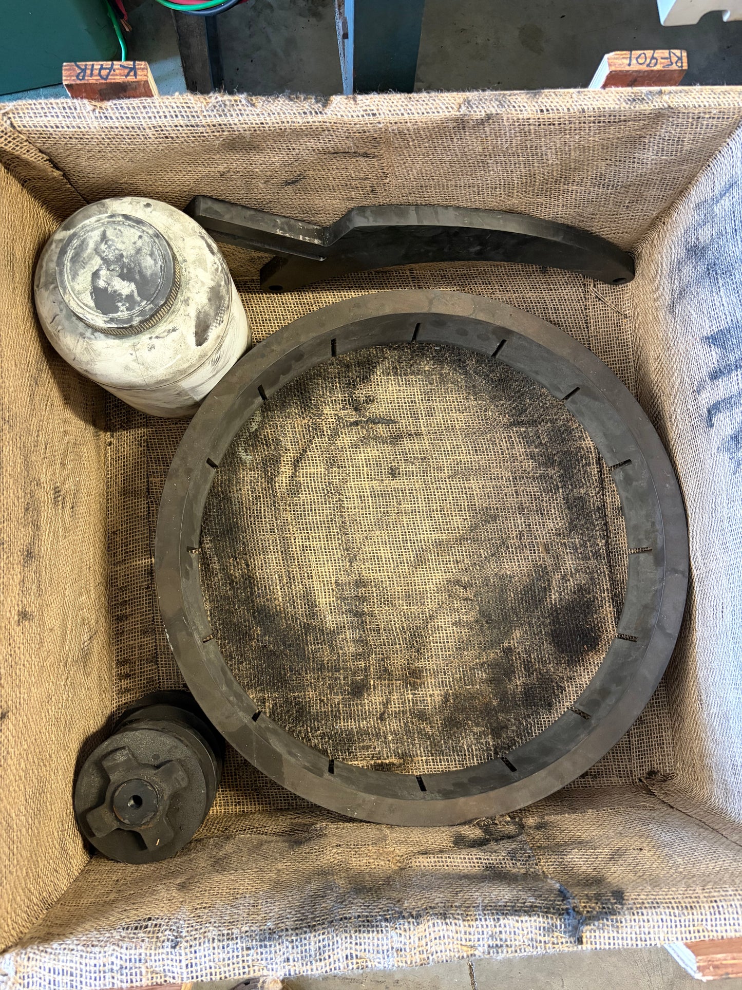 Used Lapmaster Model 36 3-Ring Lapping Machine