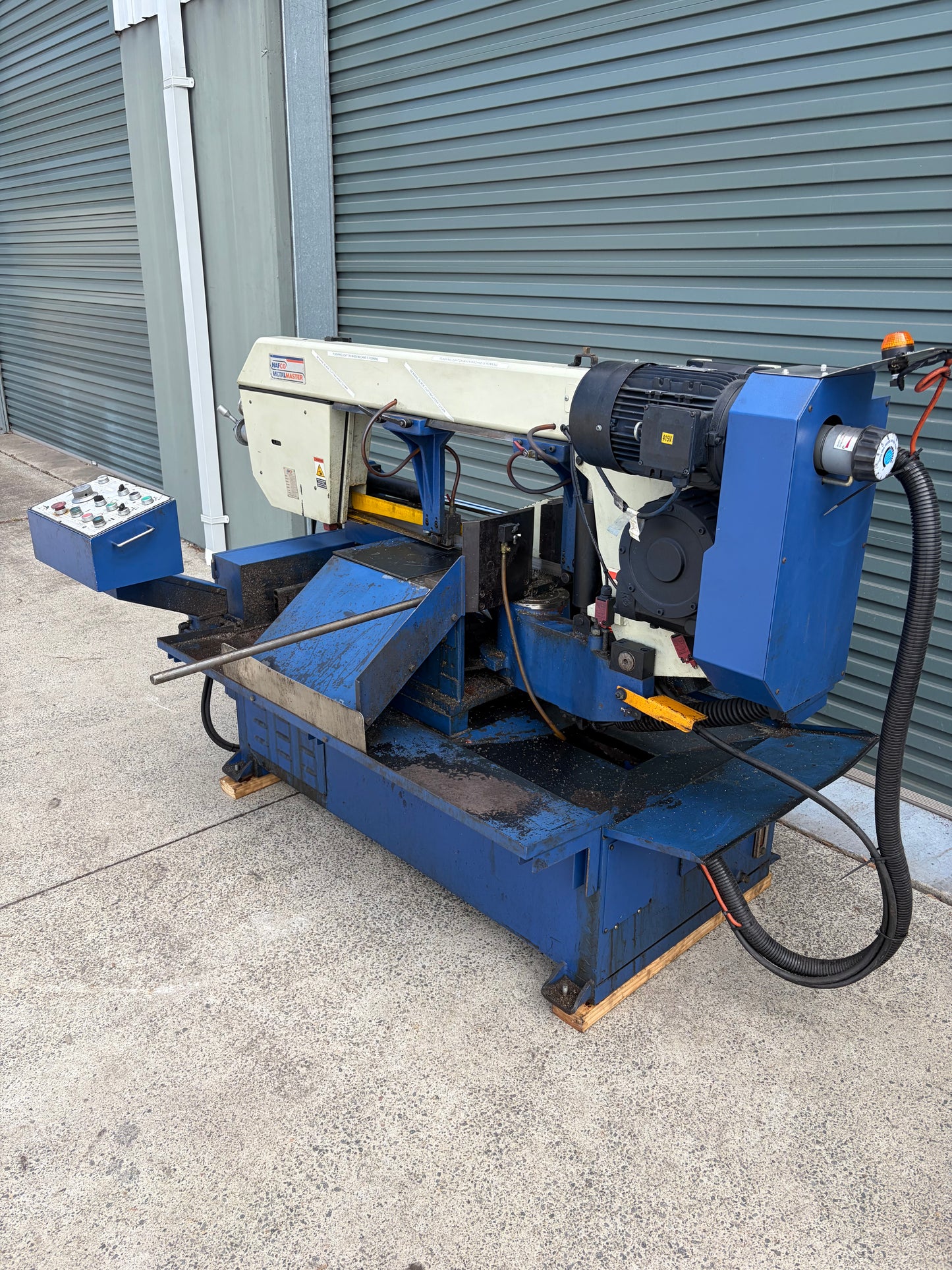 Used HAFCO BS-321AS Dual Mitre Swivel Head Bandsaw