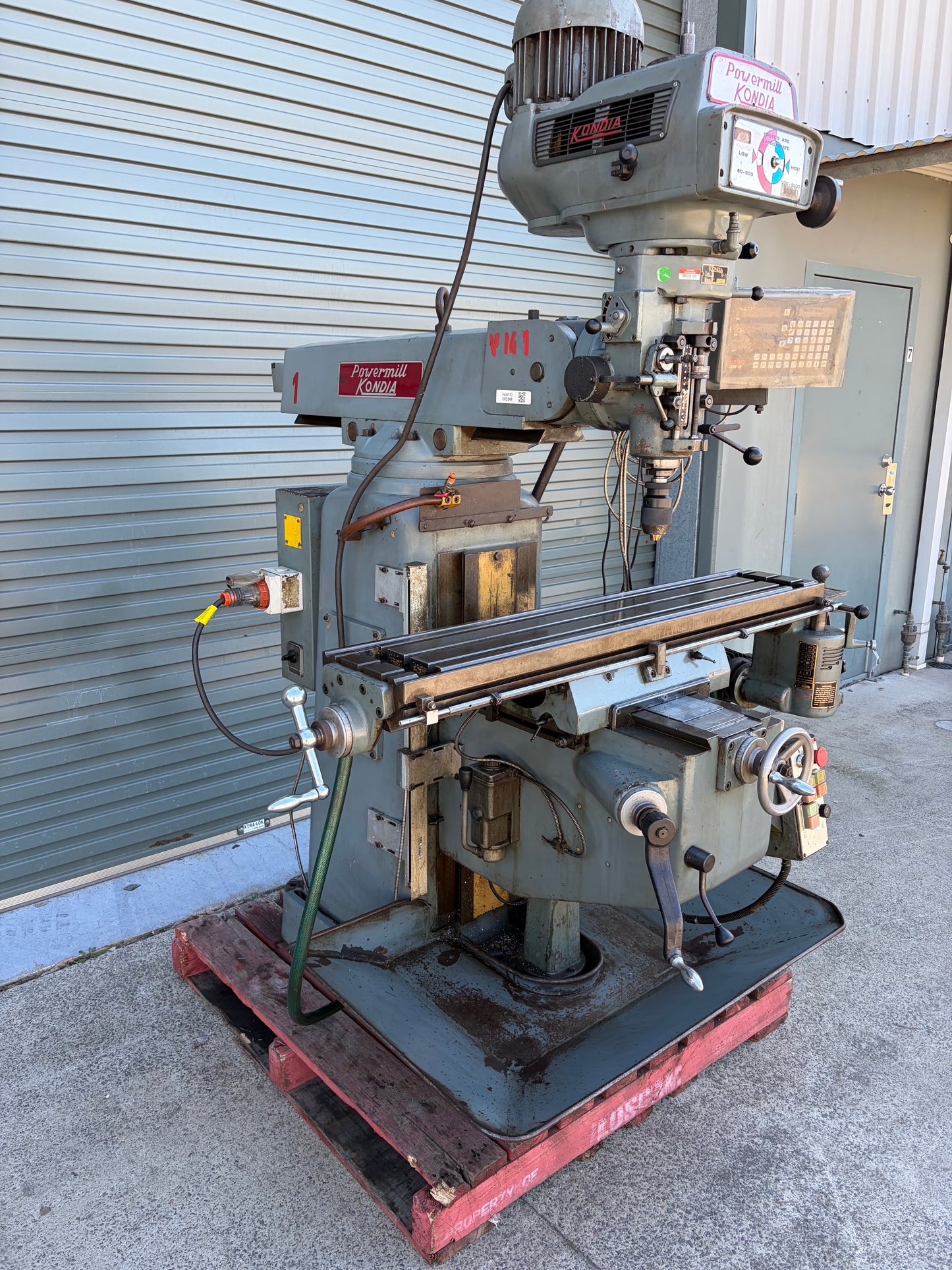 Used Kondia FV-1 Powermill Turret Milling Machine ISO30