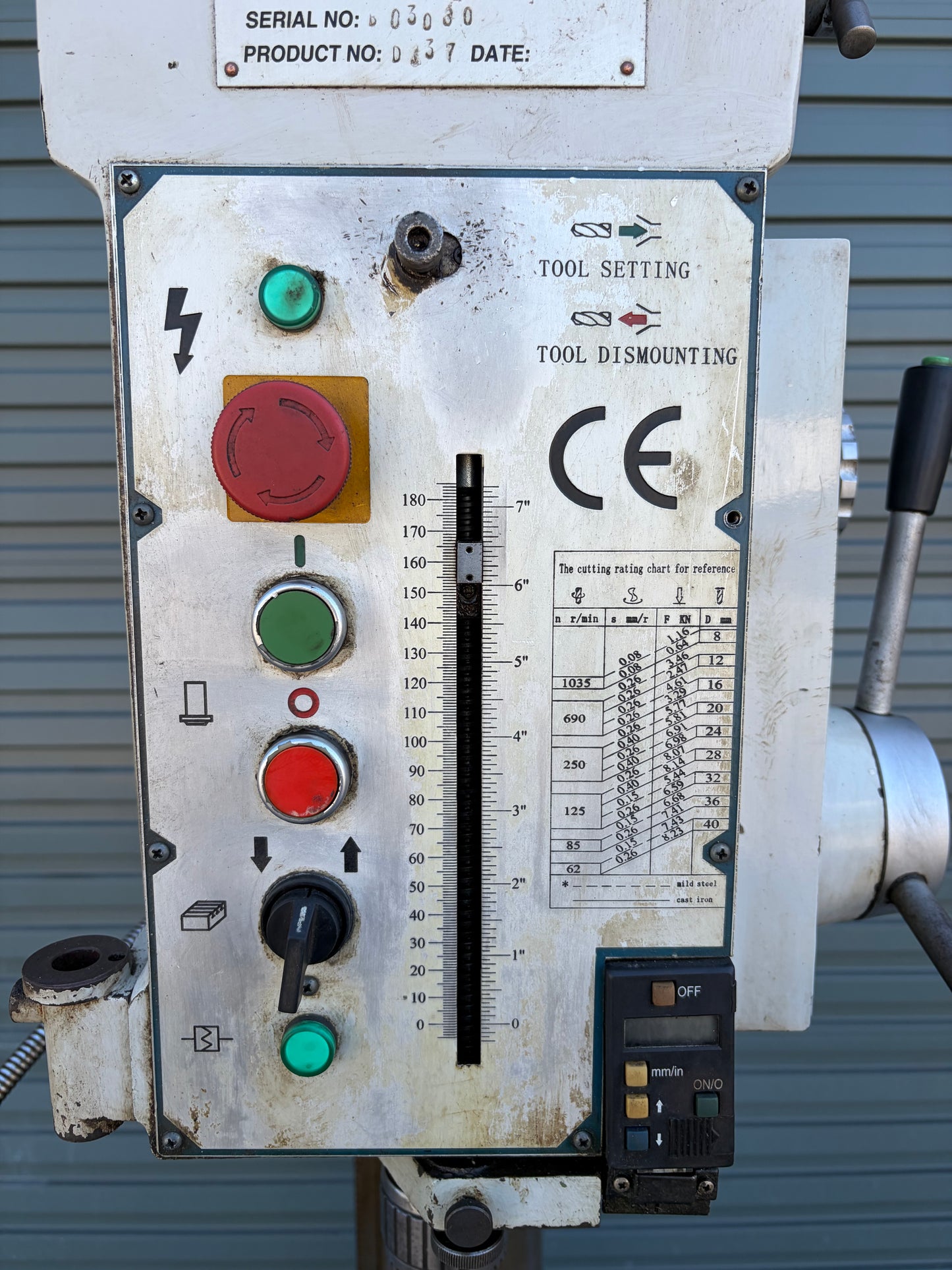 Used HAFCO GHD-45A Pedestal Drill