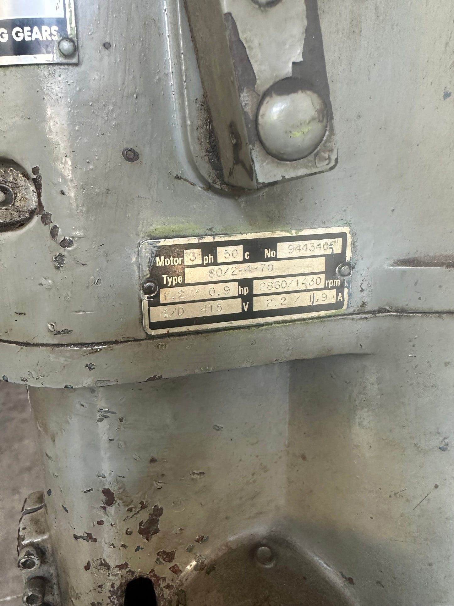 Used Nider Geared Head Drill Press