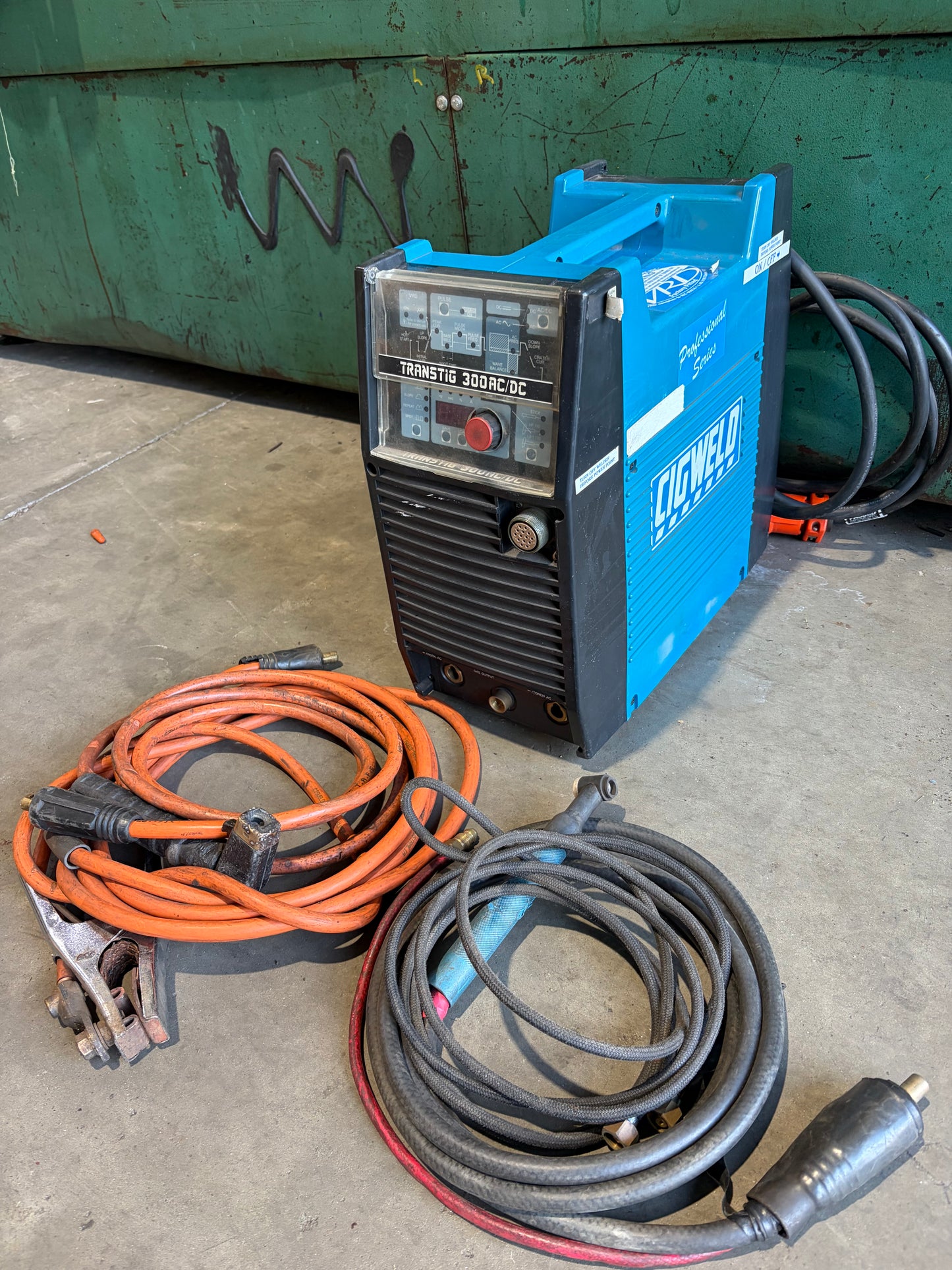 Used CIGWELD Transtig 300 AC/DC Tig Welder