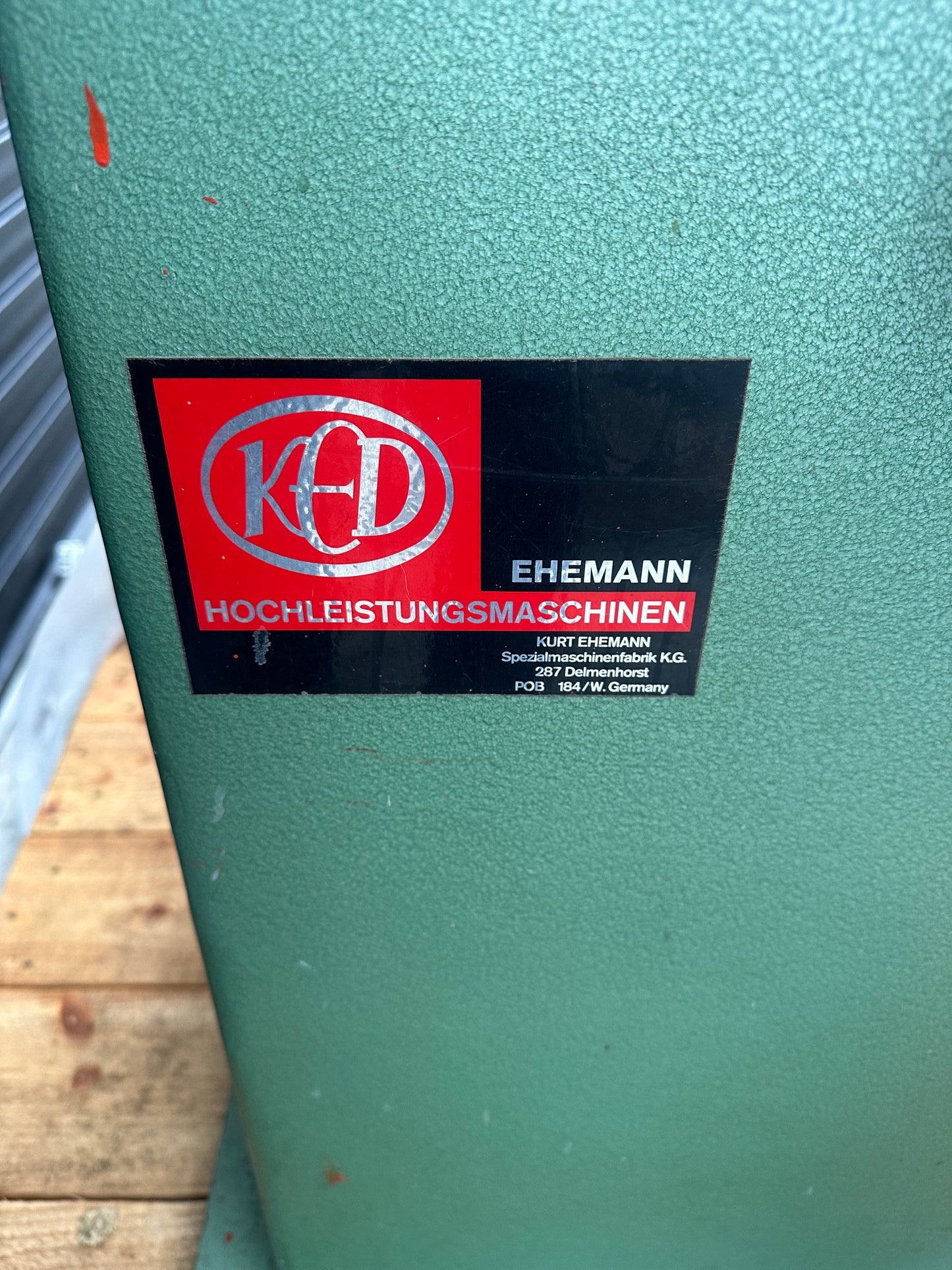 Used Ehemann Disk Sander
