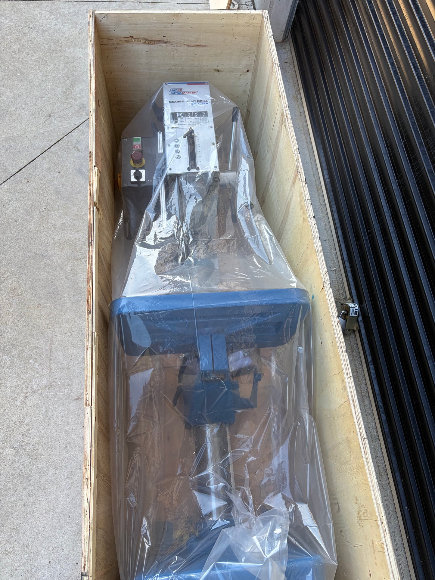HAFCO GHD-22A Geared Head Pedestal Drill