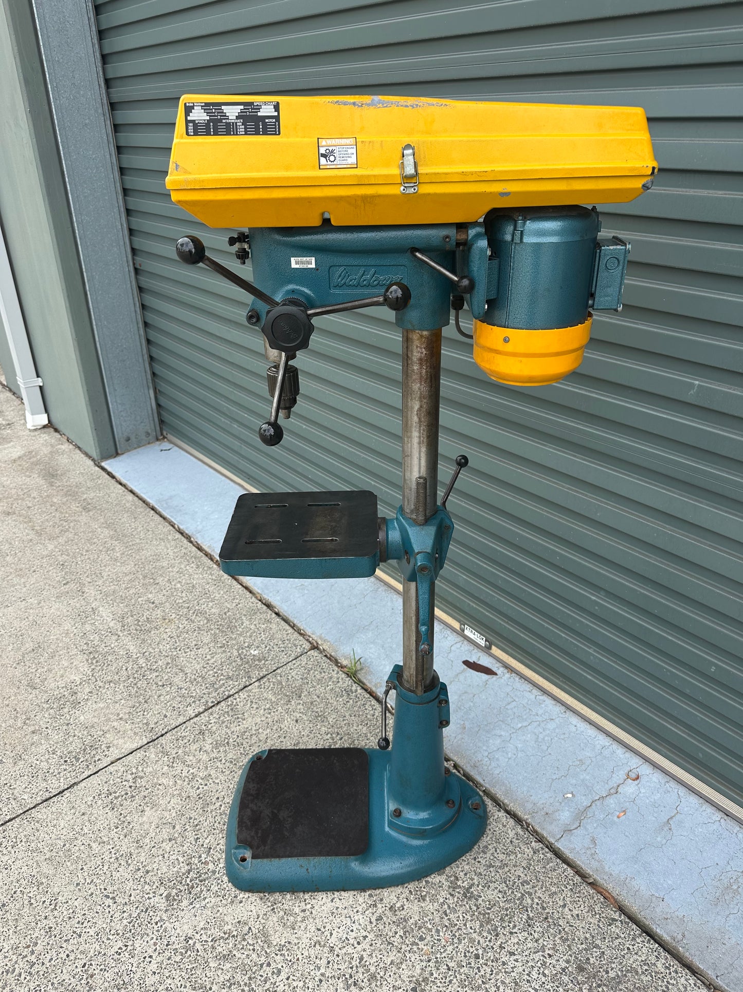 Used Brobo Waldown 8SN Pedestal Drill Press