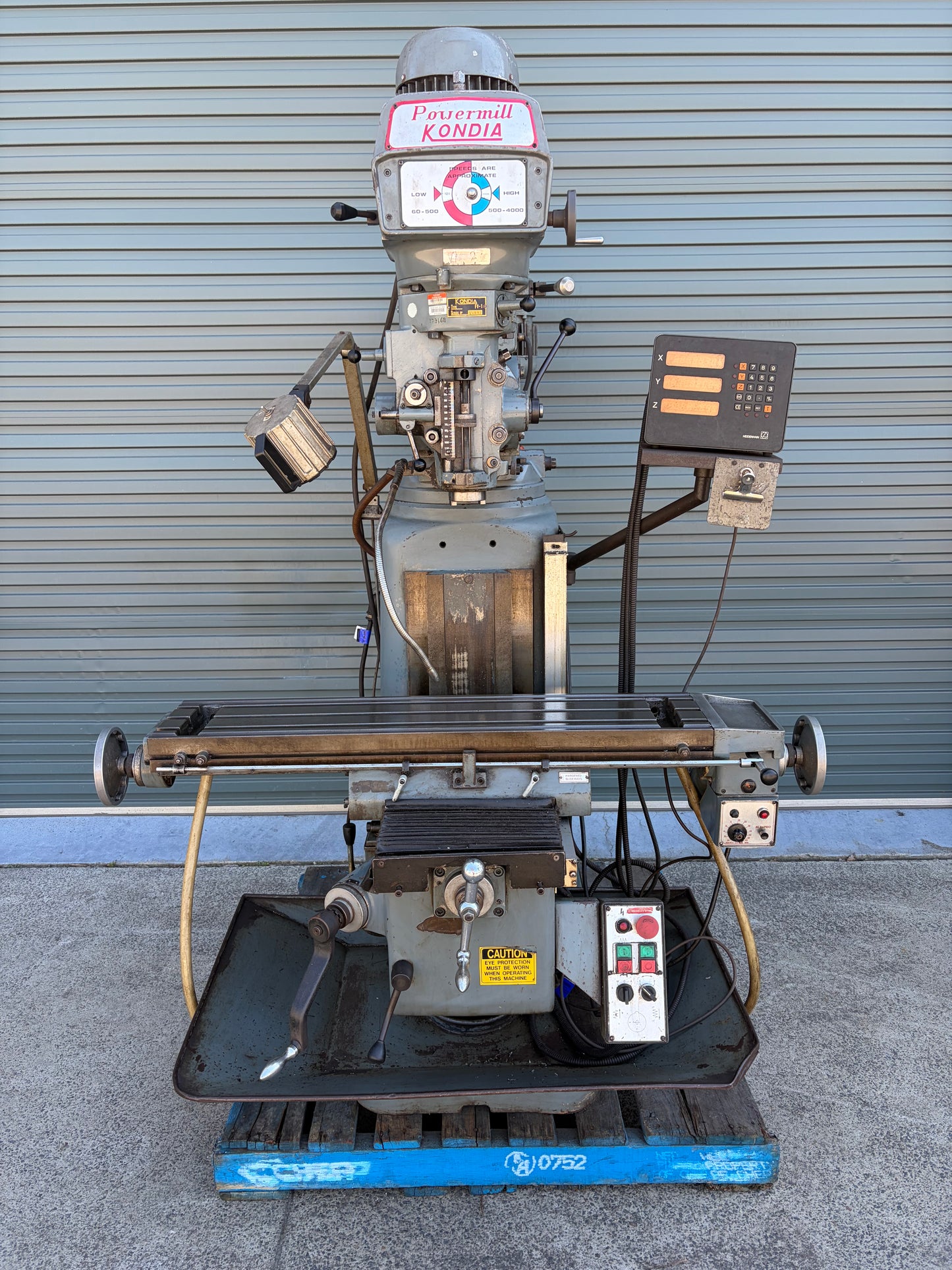 Used Kondia FV-1 Powermill Turret Milling Machine ISO40 and Slotter
