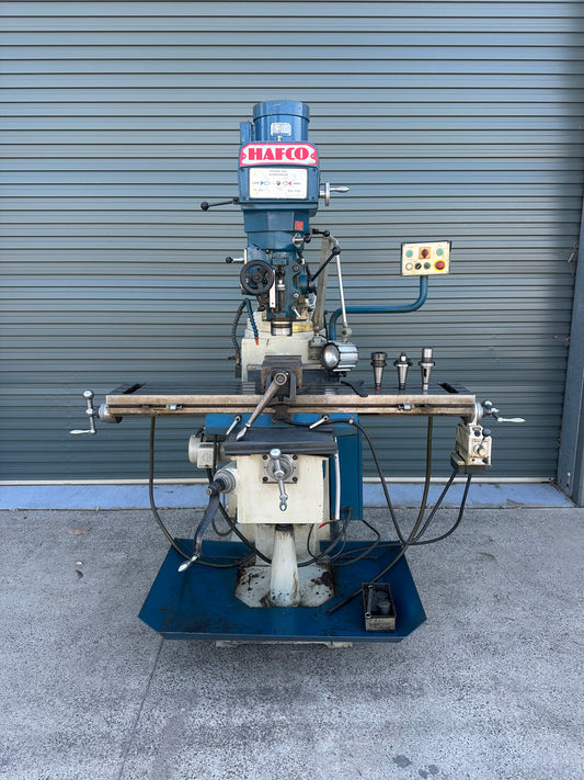 Used HAFCO BM-50VE Turret Milling Machine
