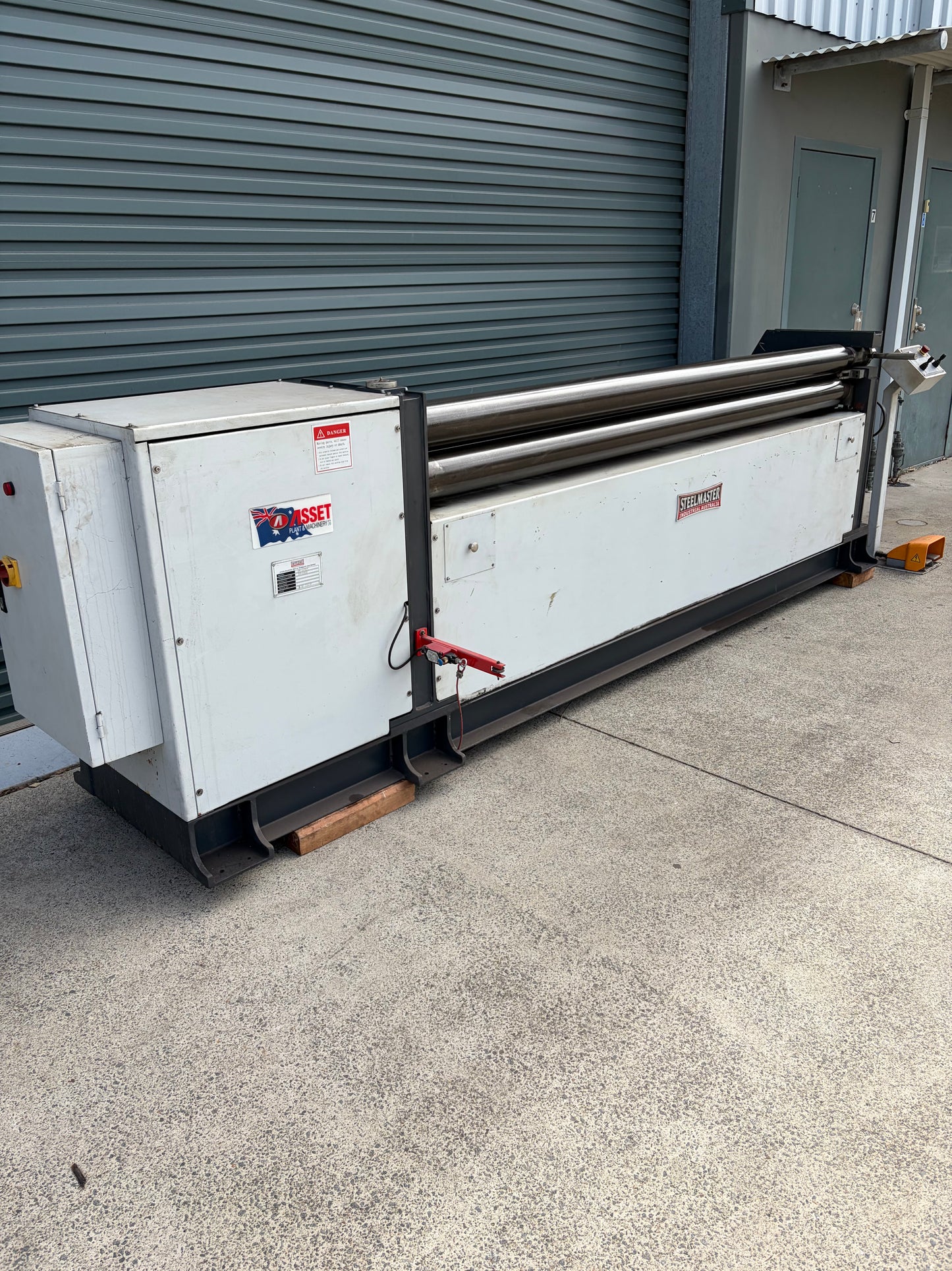 Used Asset Steelmaster SM-S2504 Plate Rollers