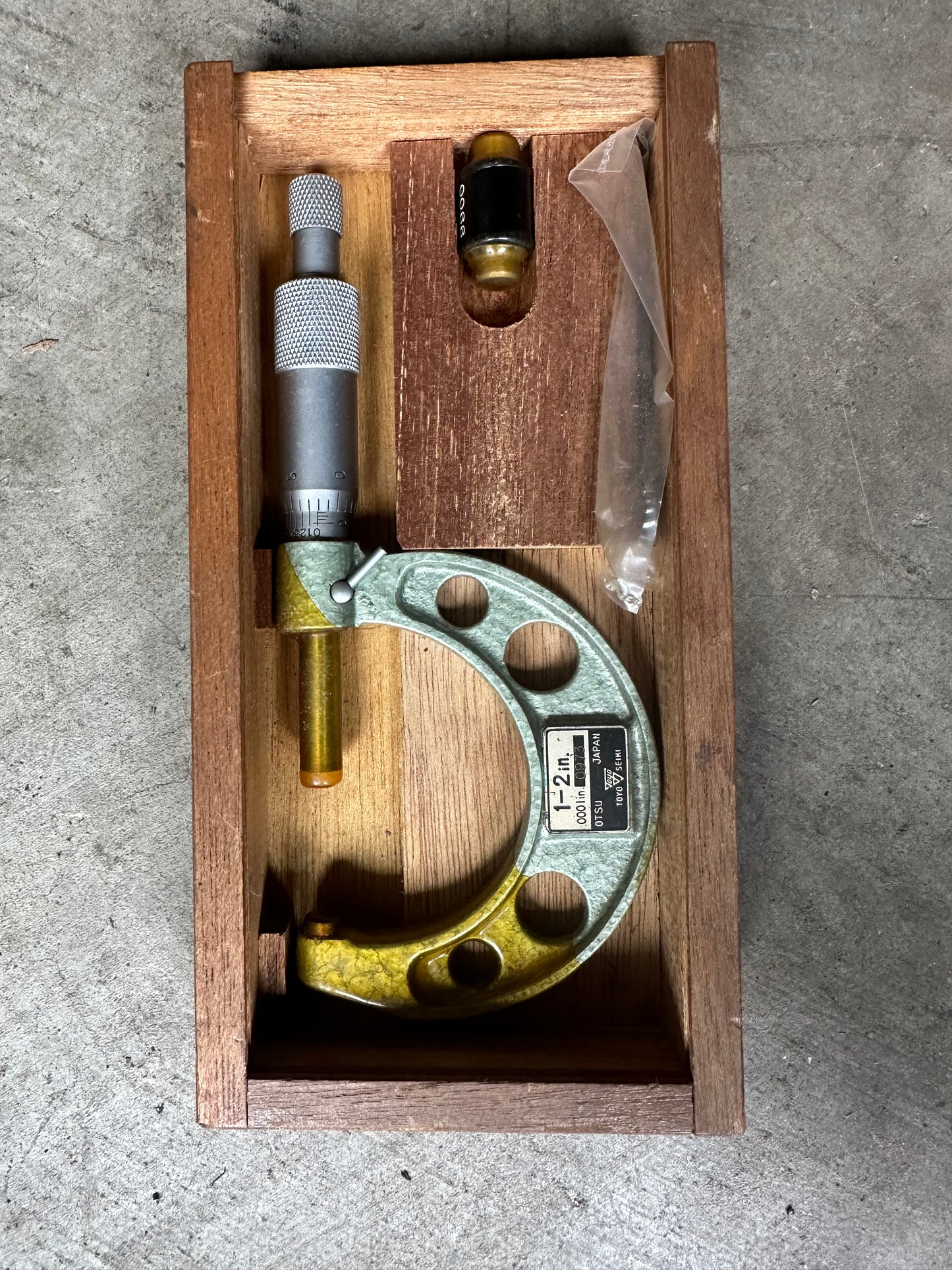 Used 0-2” Toyo Seiki Micrometer