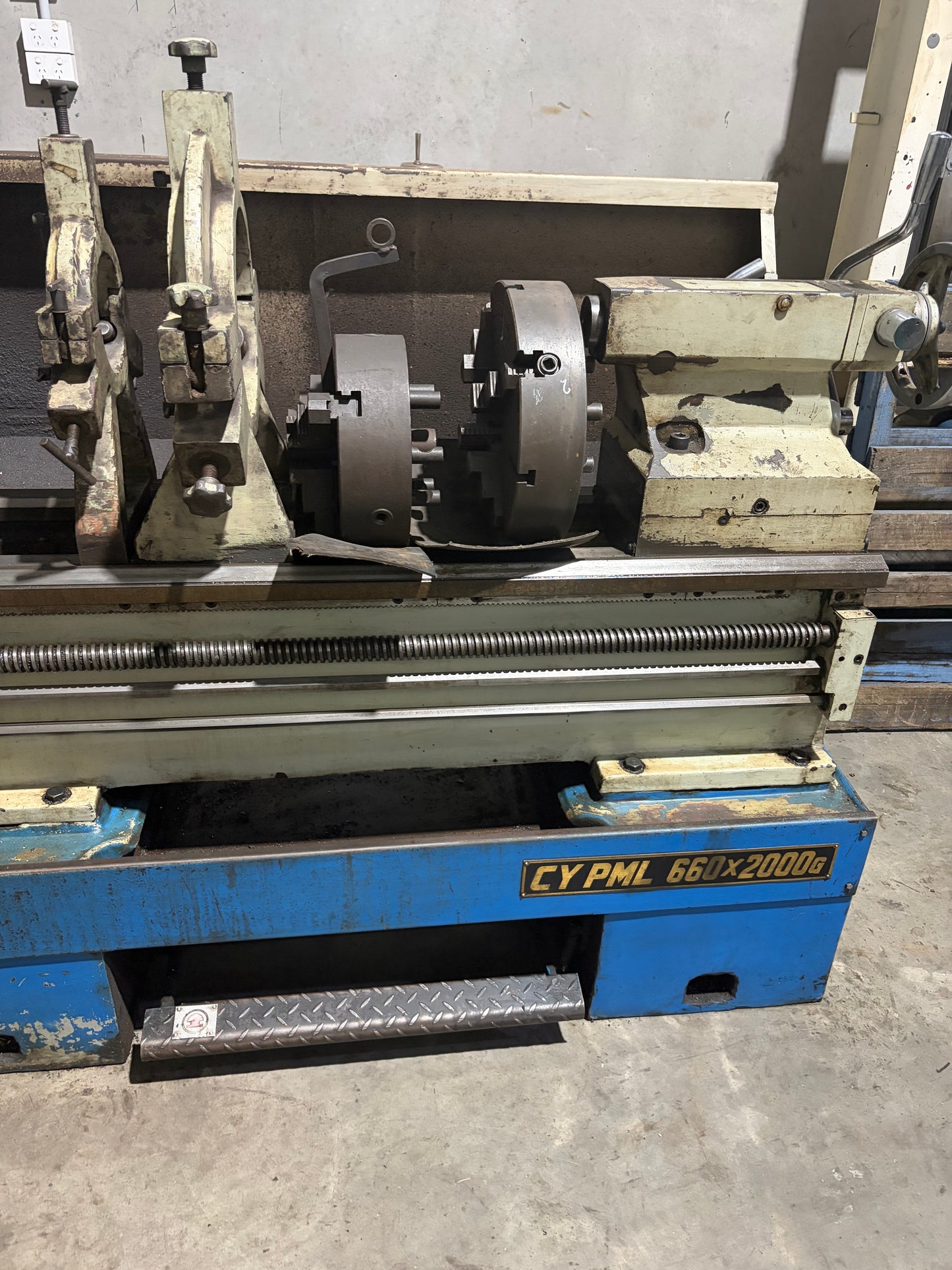 Used Yunnan CY PML 660x2000G Gap Bed Lathe