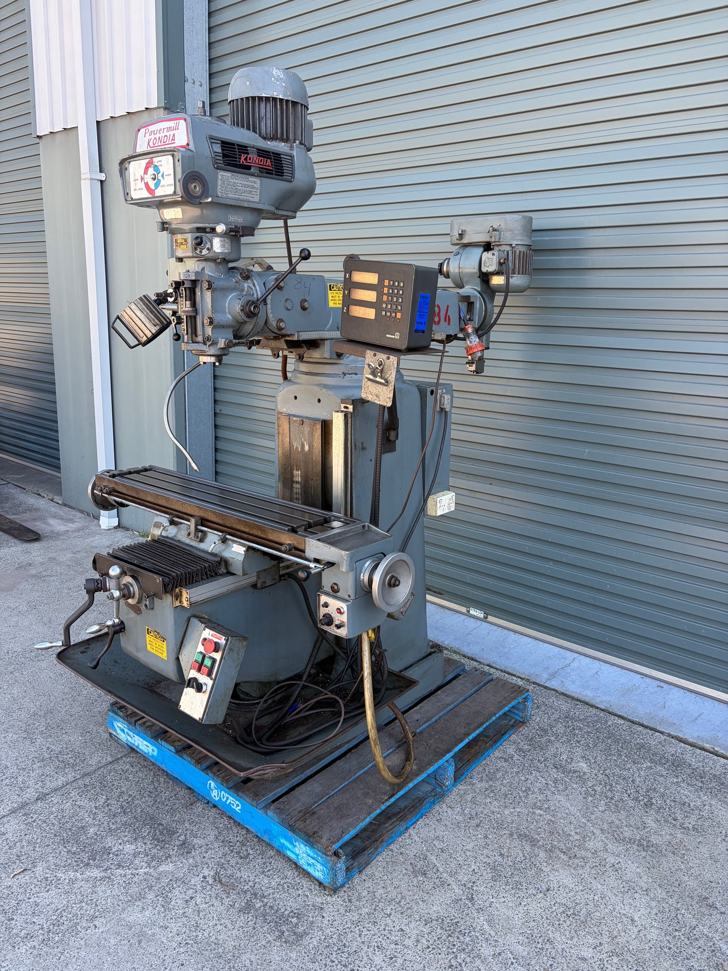 Used Kondia FV-1 Powermill Turret Milling Machine ISO40 and Slotter