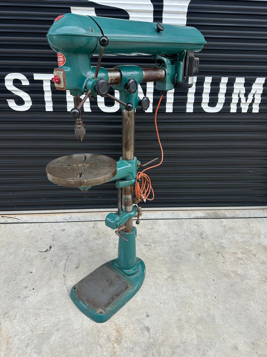 Used Waldown Radial Arm Pedestal Drill