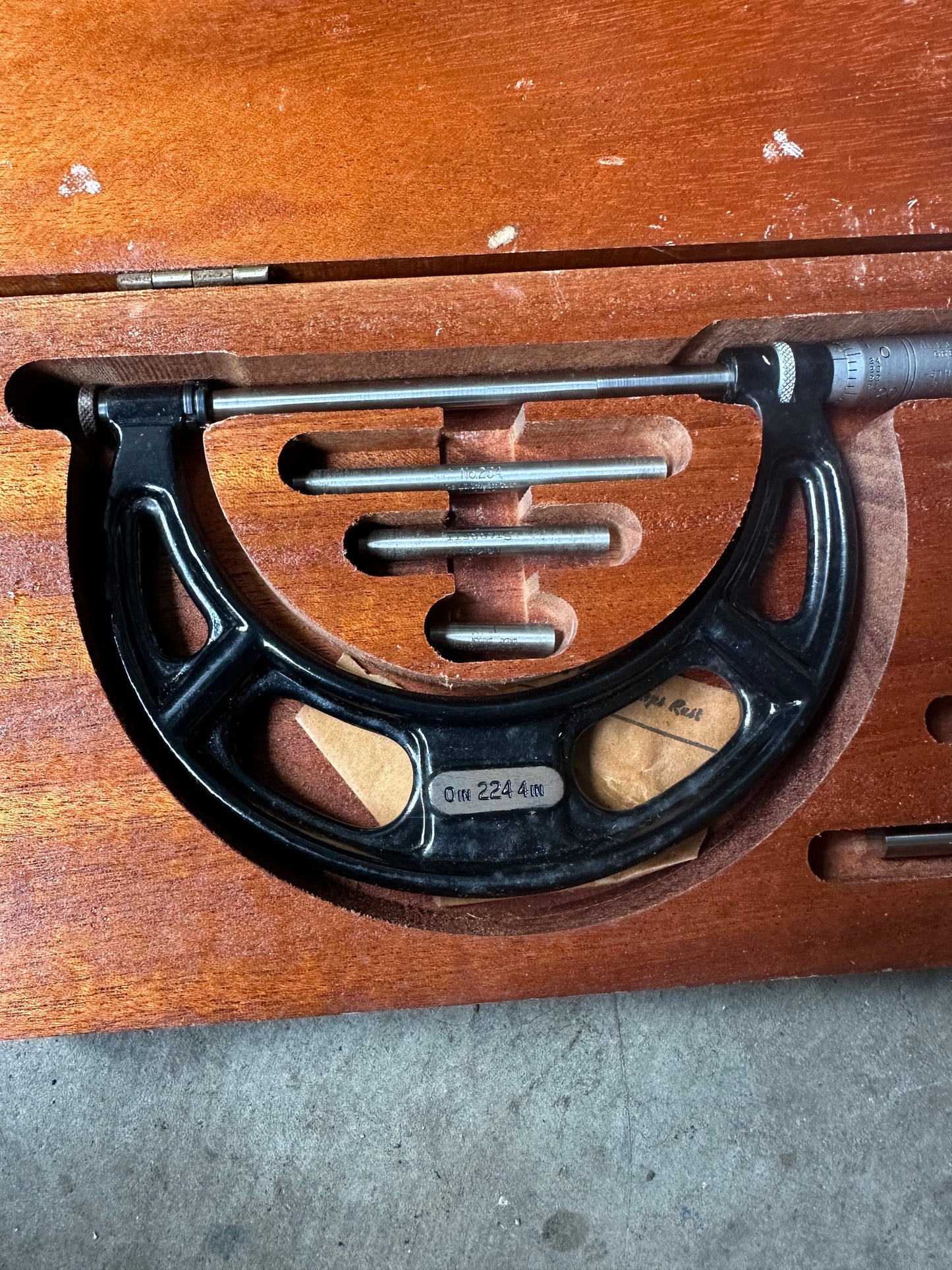 Used Starret 0-4” Micrometer