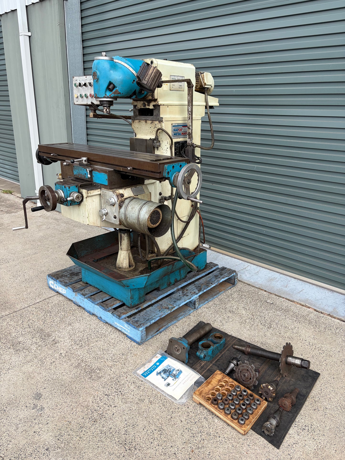 Used HAFCO HM-800 Universal Milling Machine