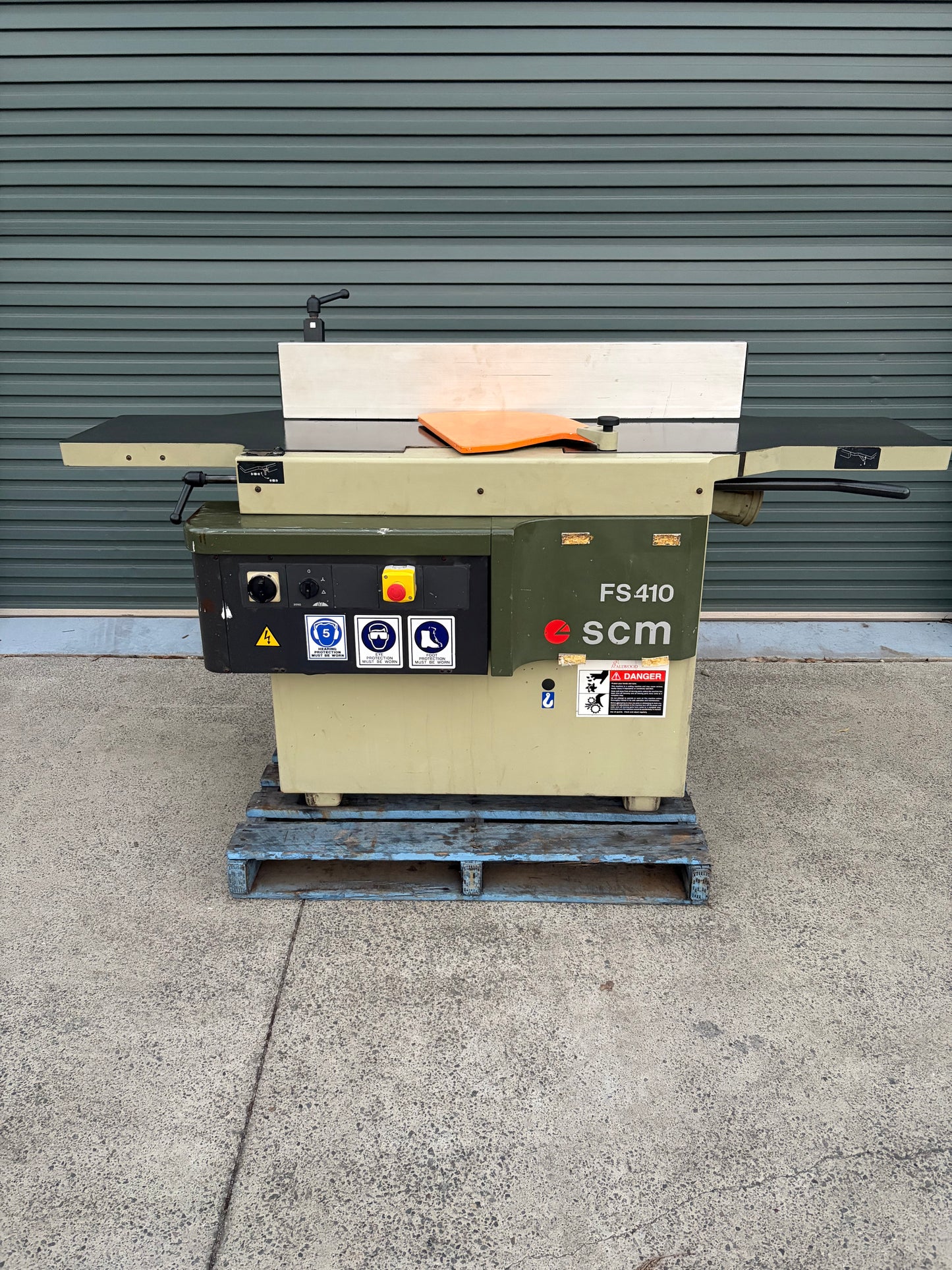 Used SCM FS410 Thicknesser Planer and Surfacer