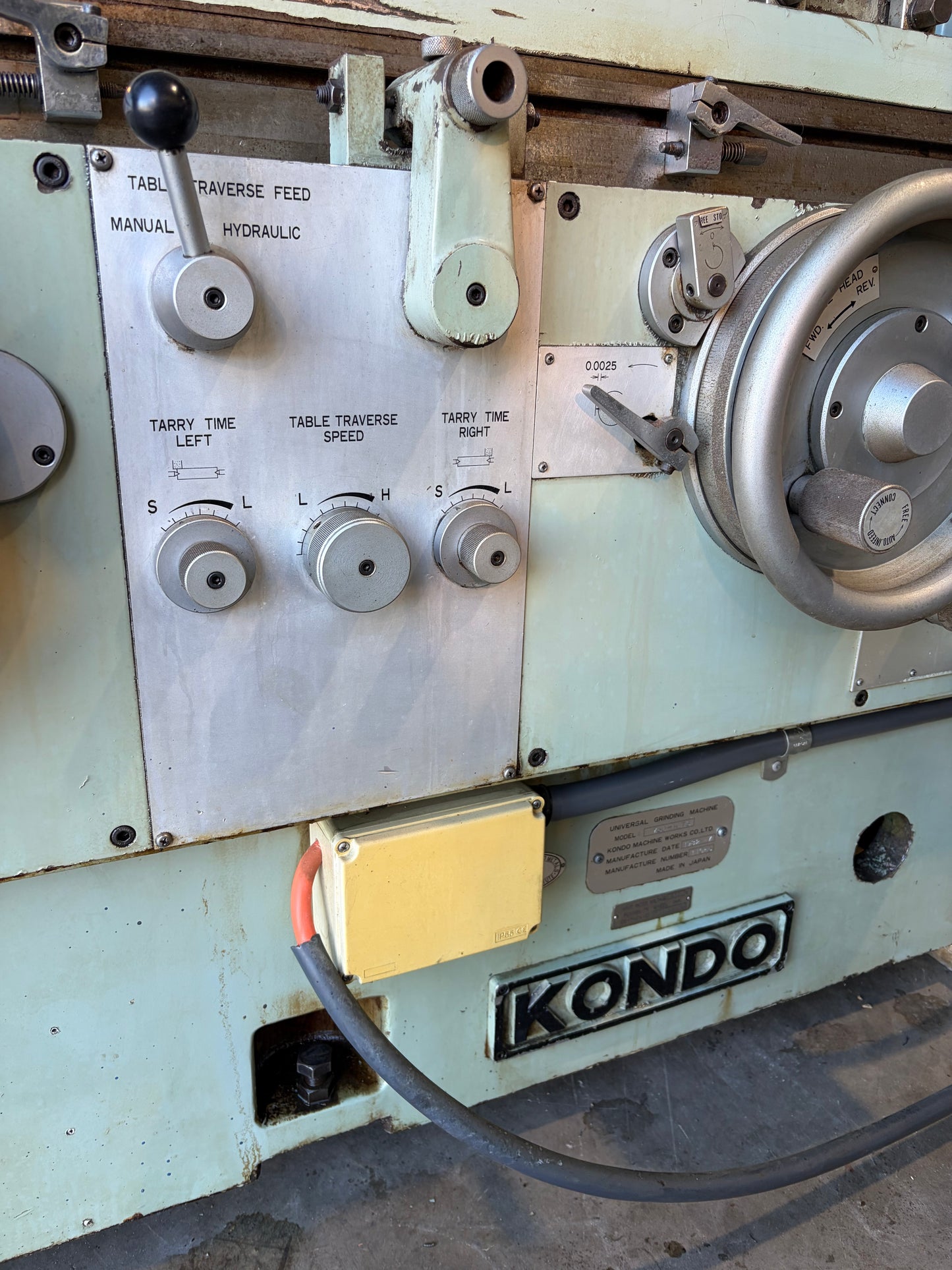 Used Kondo 750-H.TS Universal Hydraulic Cylindrical Grinder