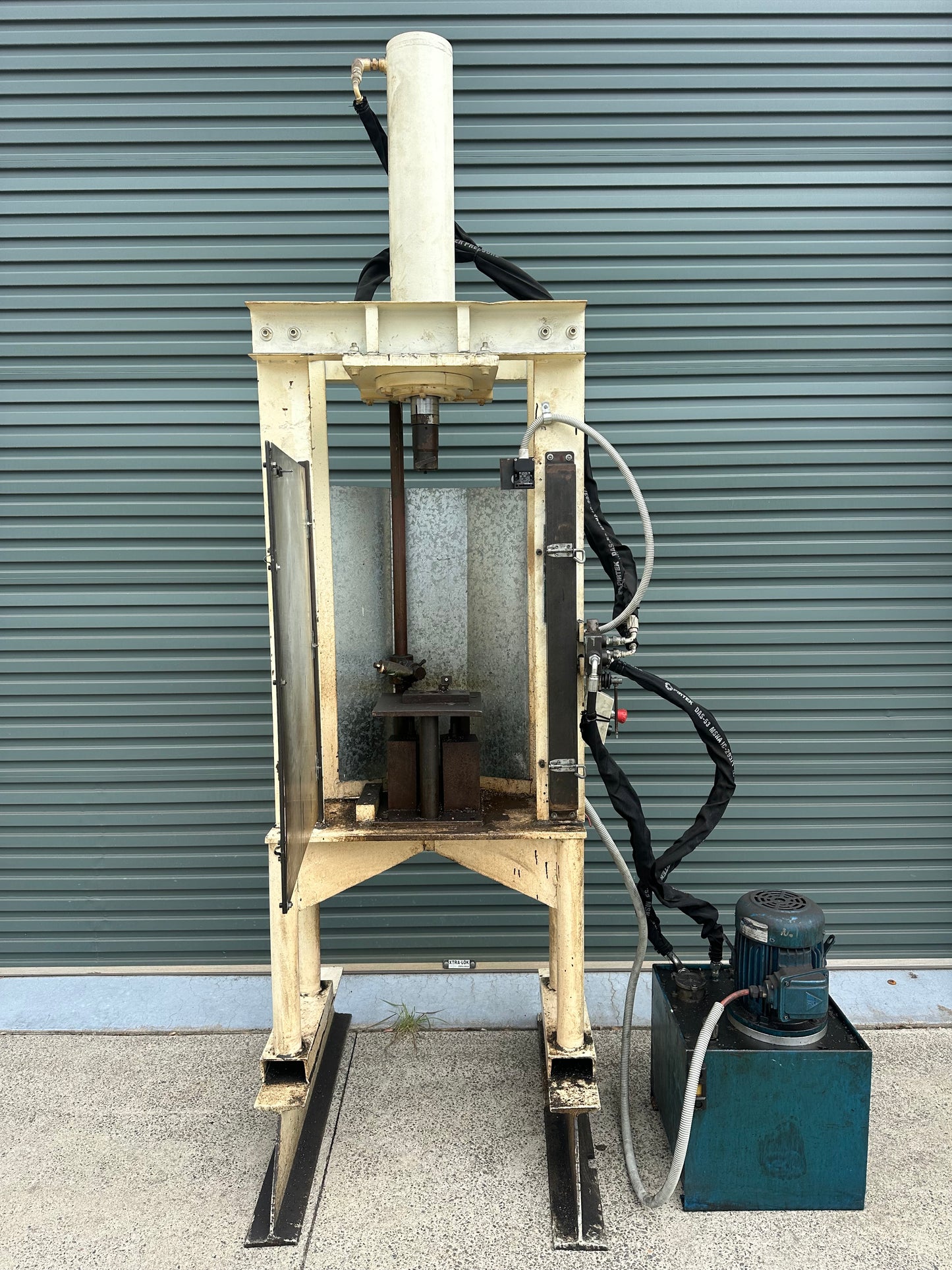 Used Hydraulic Workshop Broaching Press 415v