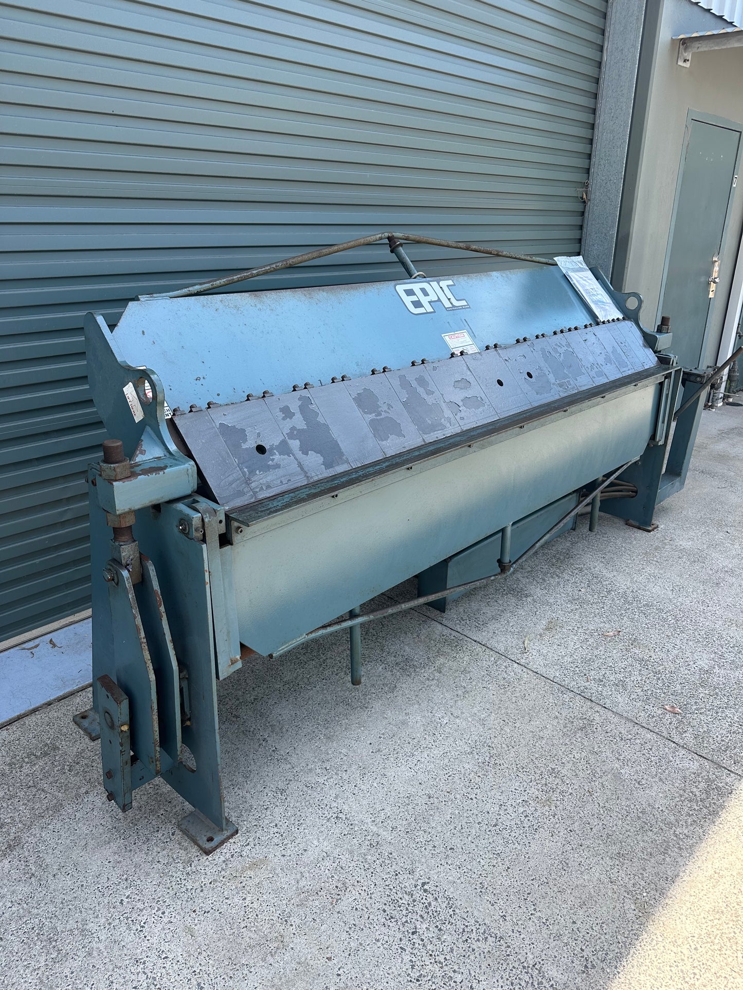 Used EPIC 240v 2475mm x 2mm Hydraulic Panbrake