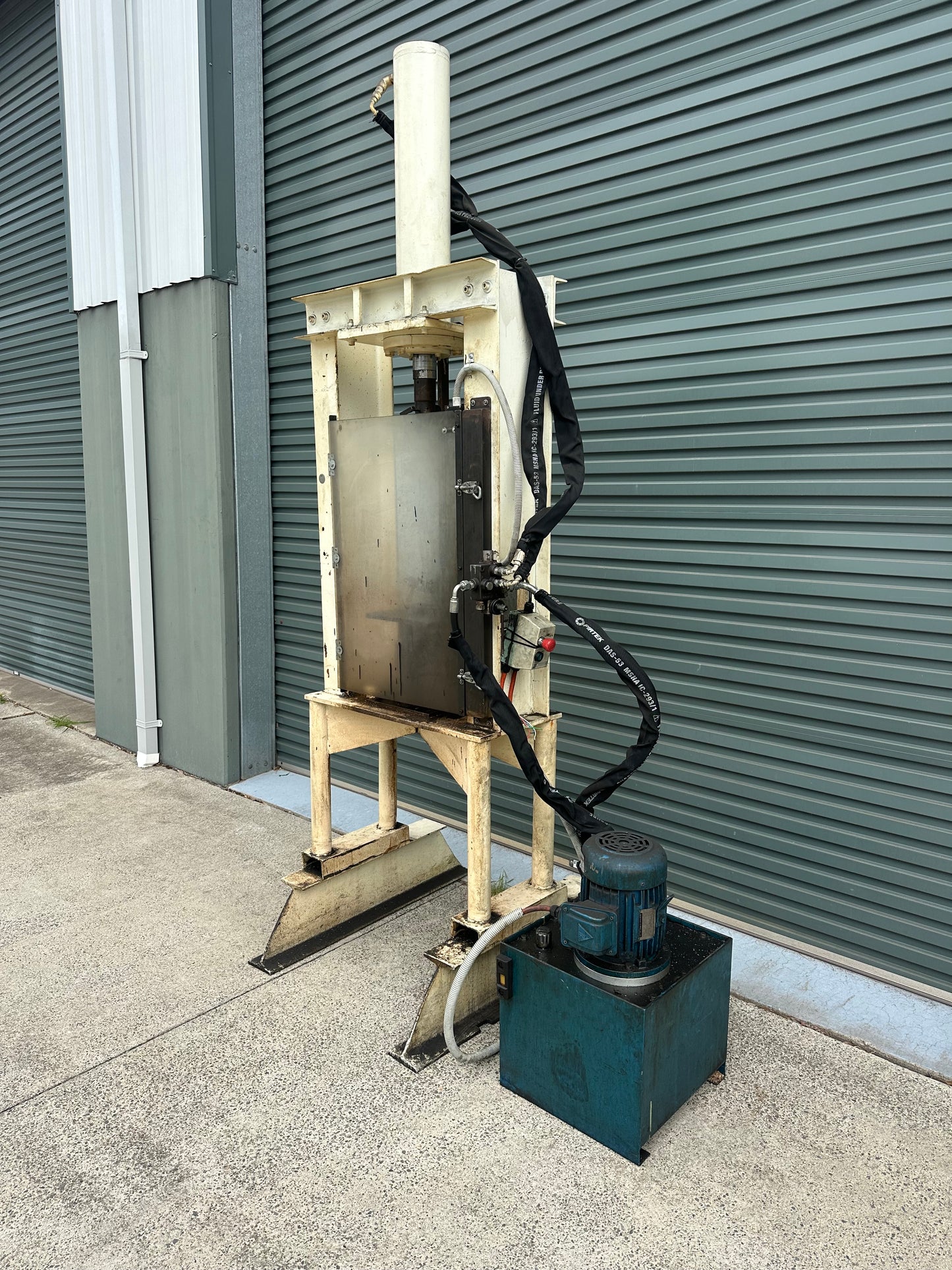 Used Hydraulic Workshop Broaching Press 415v