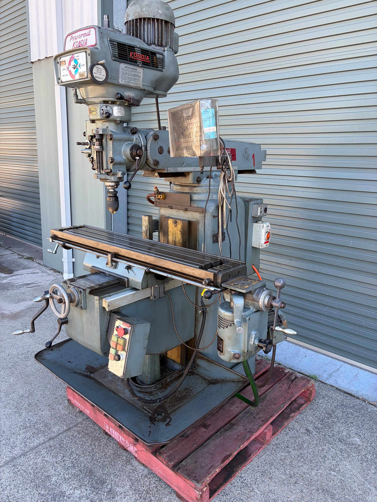 Used Kondia FV-1 Powermill Turret Milling Machine ISO30