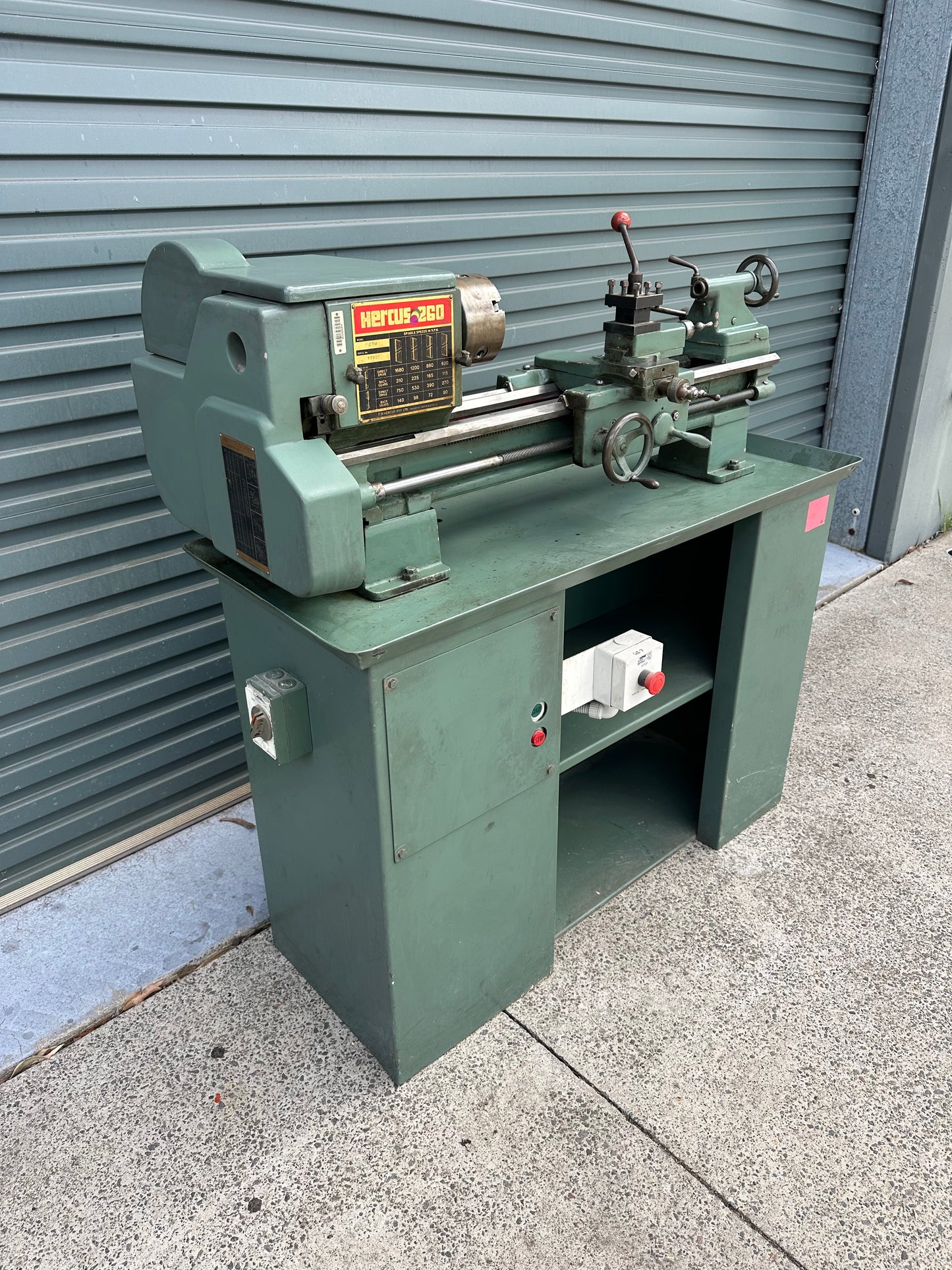 Used HERCUS 260 CTM Centre Lathe