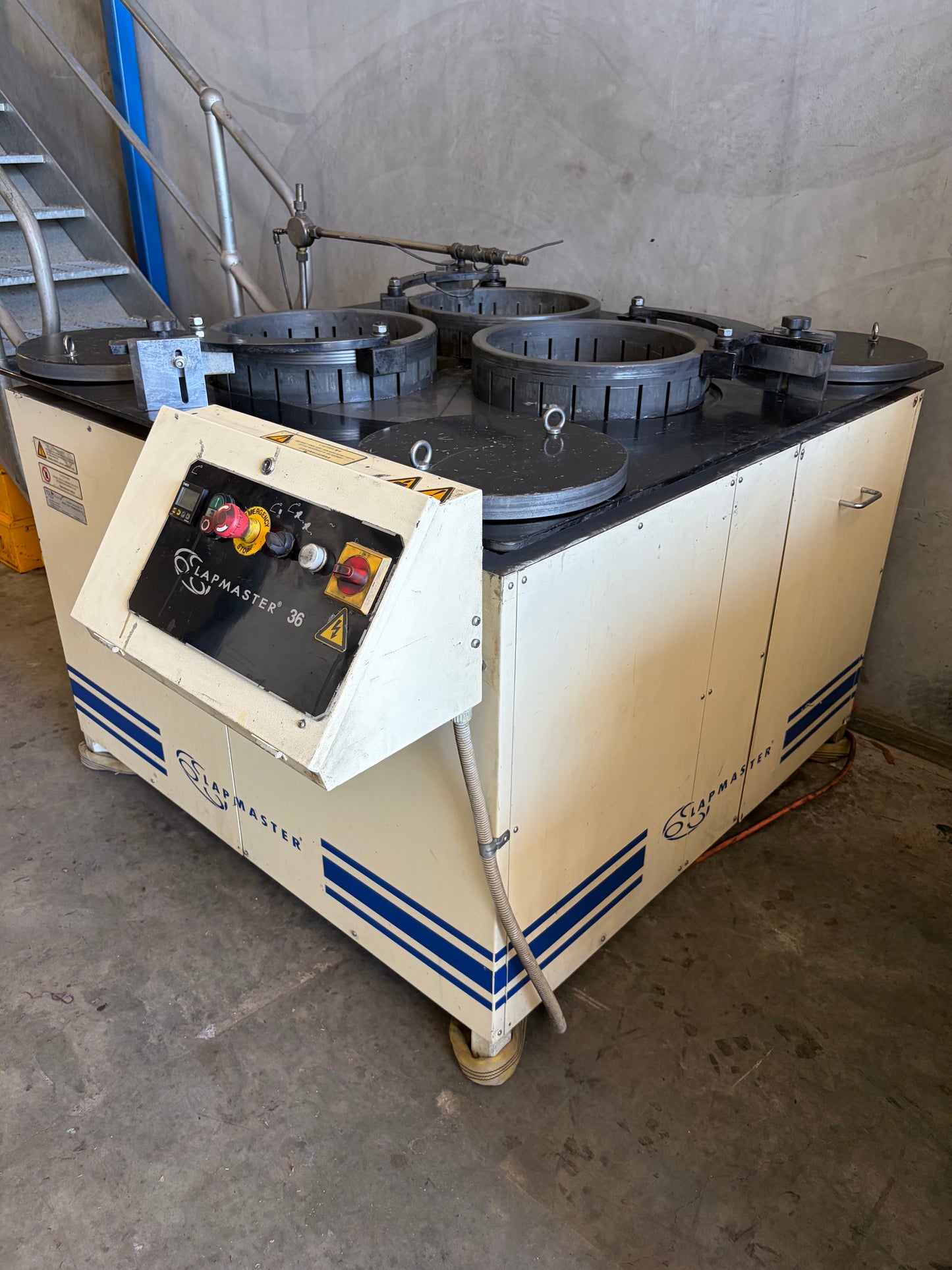 Used Lapmaster Model 36 3-Ring Lapping Machine