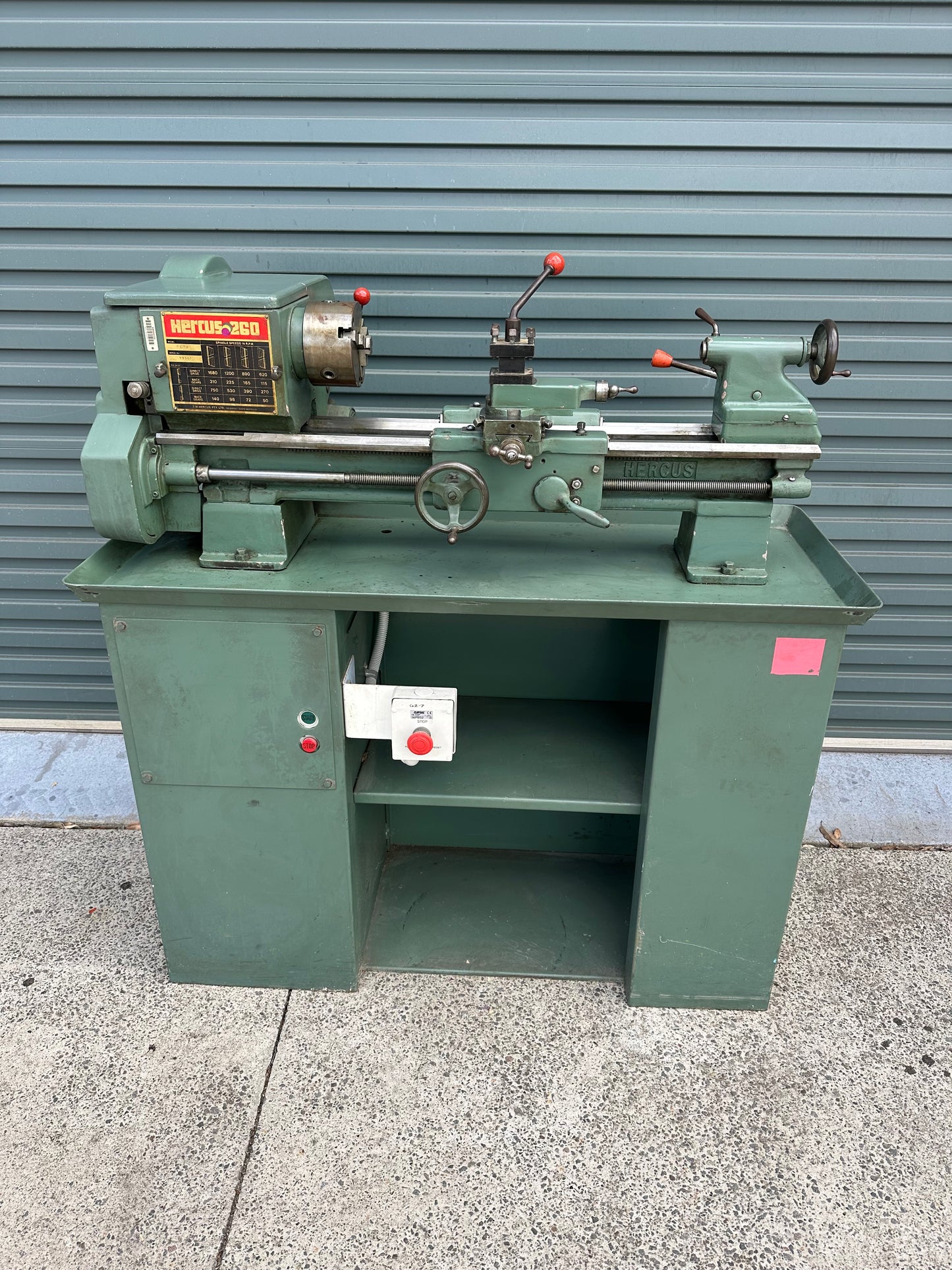 Used HERCUS 260 CTM Centre Lathe