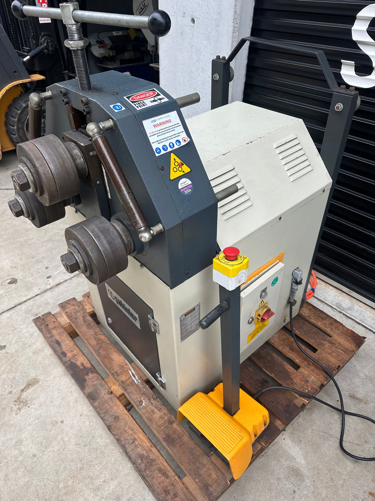 Used Sahinler PK-35F Section Rollers